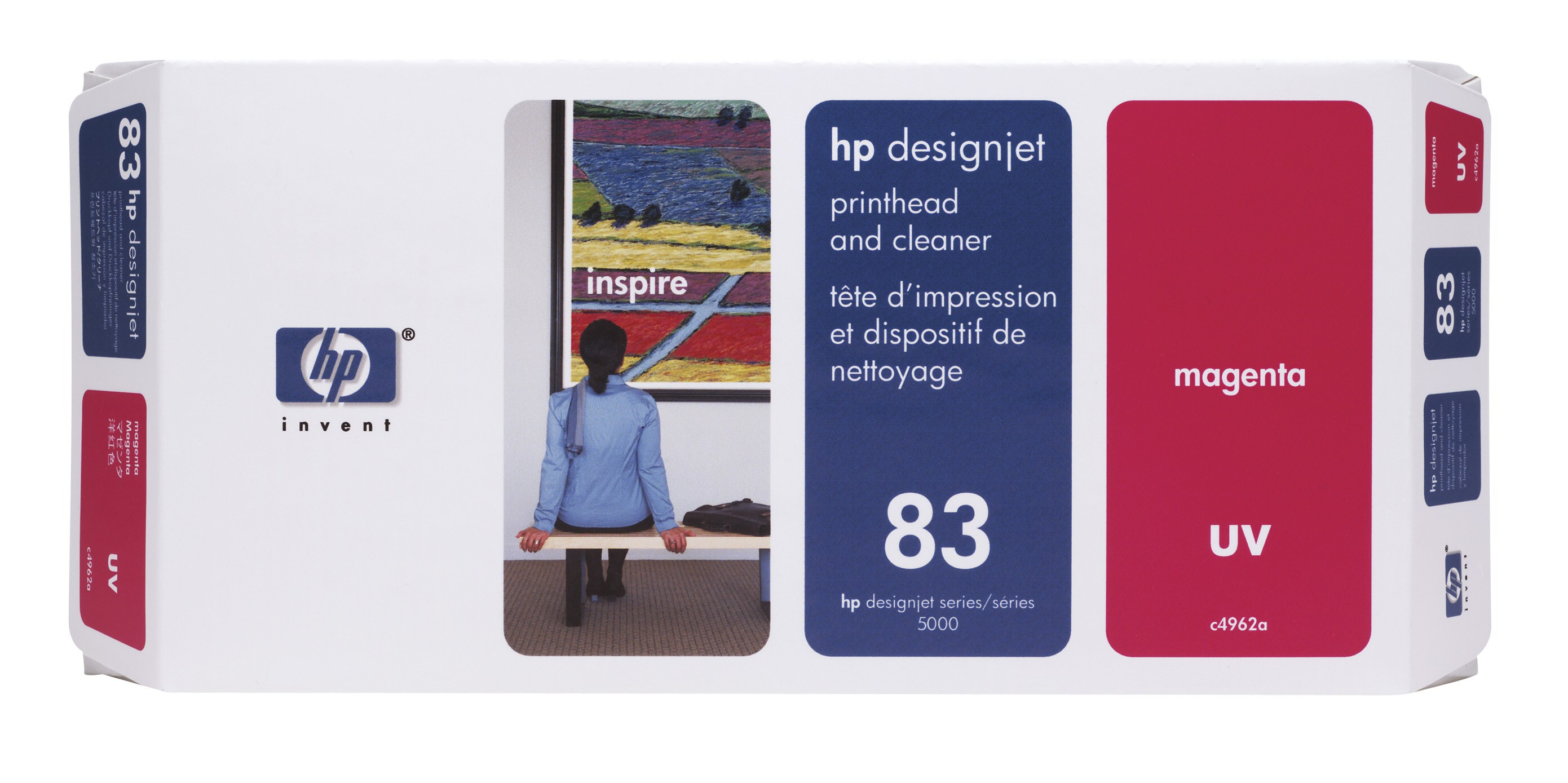 HP 83 originele printkop incl. reiniger magenta standard cap