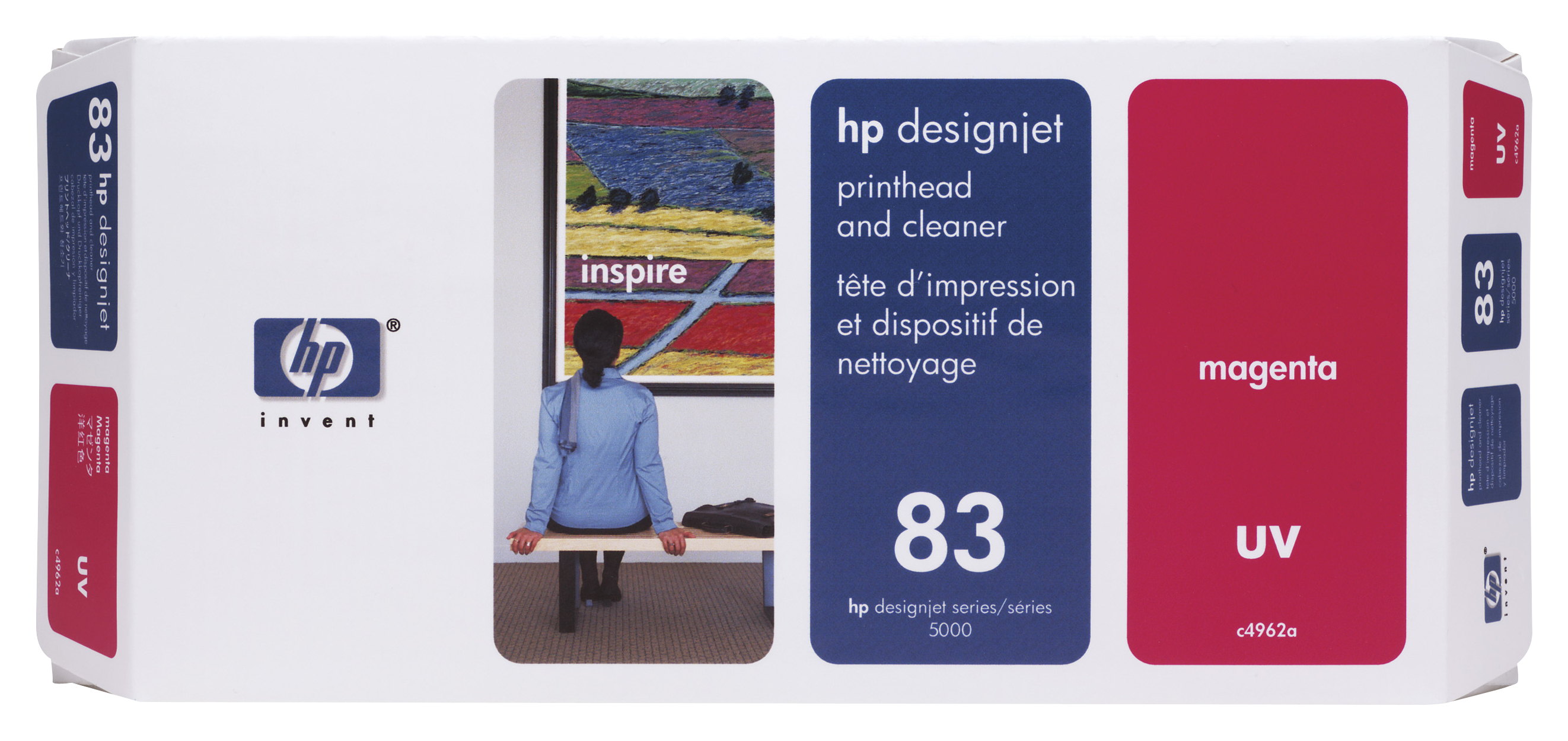 HP 83 originele printkop incl. reiniger magenta standard cap