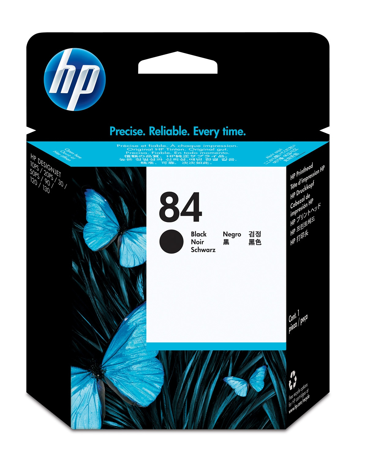 HP 84 originele printkop zwart standard capacity 1-pack