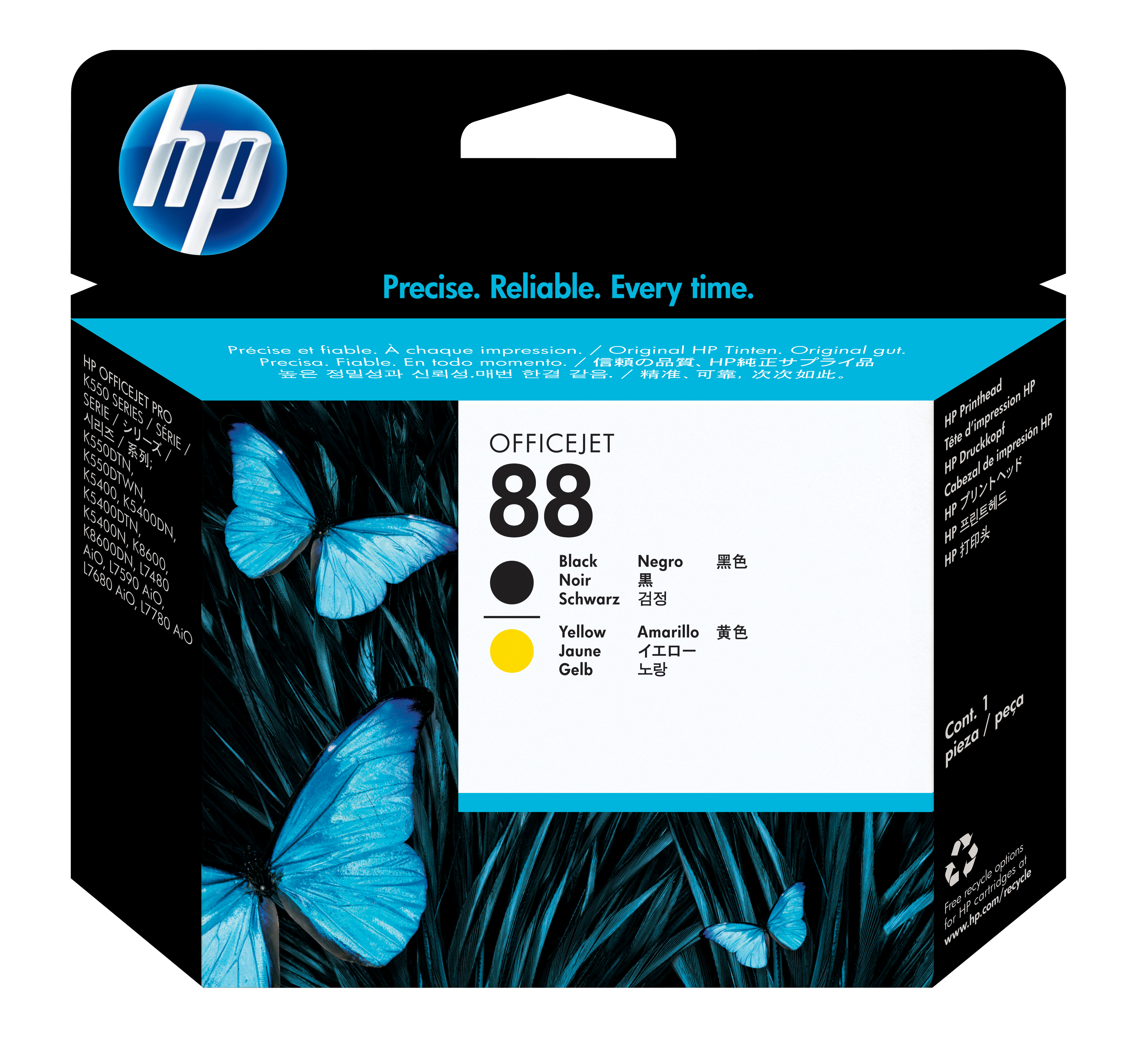 HP 88 originele printkop magenta en cyaan standard capacity