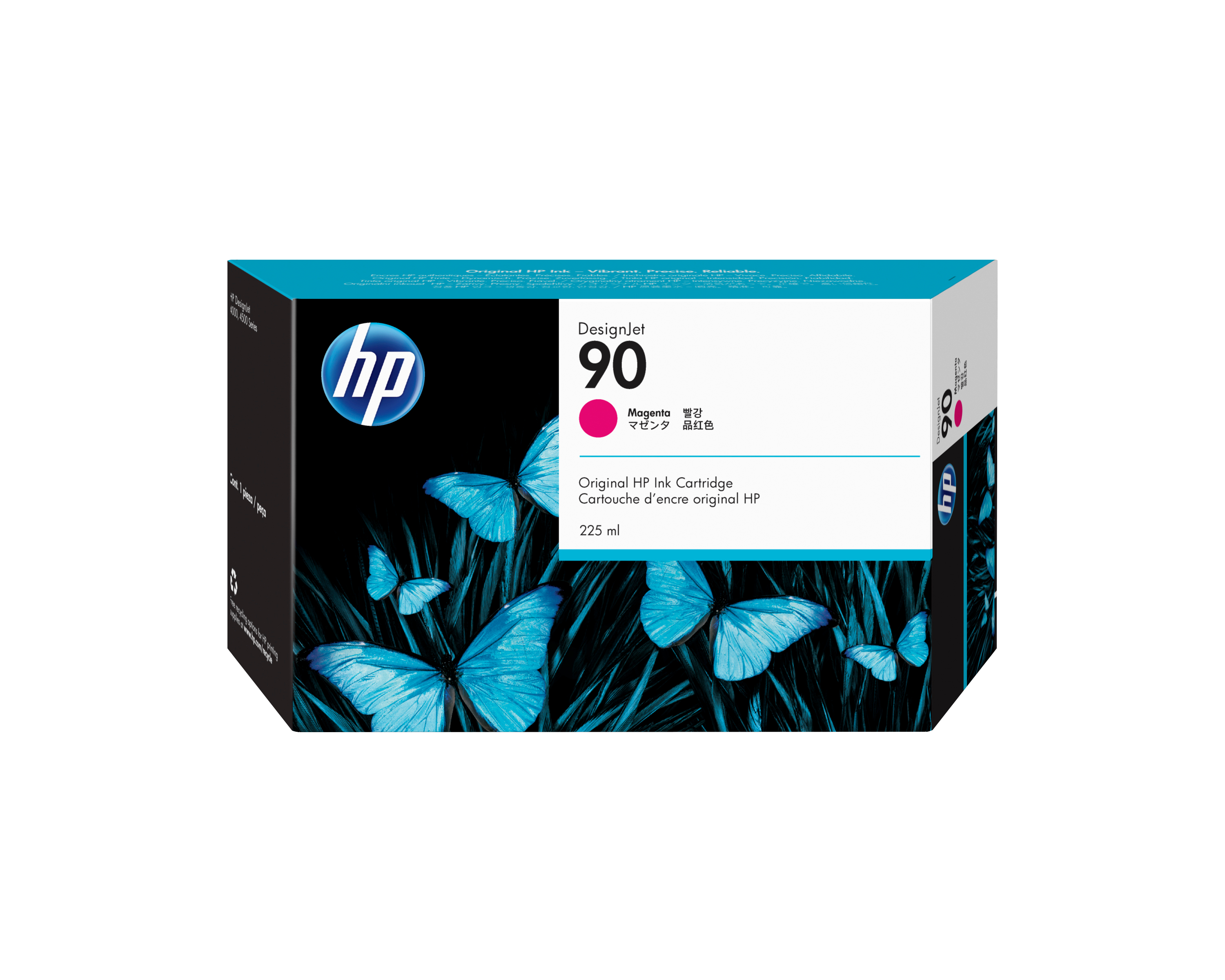 HP 90 originele ink cartridge magenta standard capacity 225m