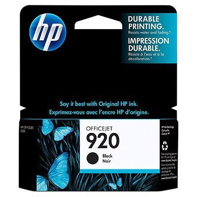 HP 920 originele ink cartridge zwart standard capacity 420 p