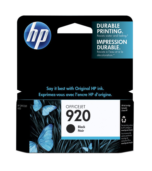 HP 920 originele ink cartridge zwart standard capacity 420 p