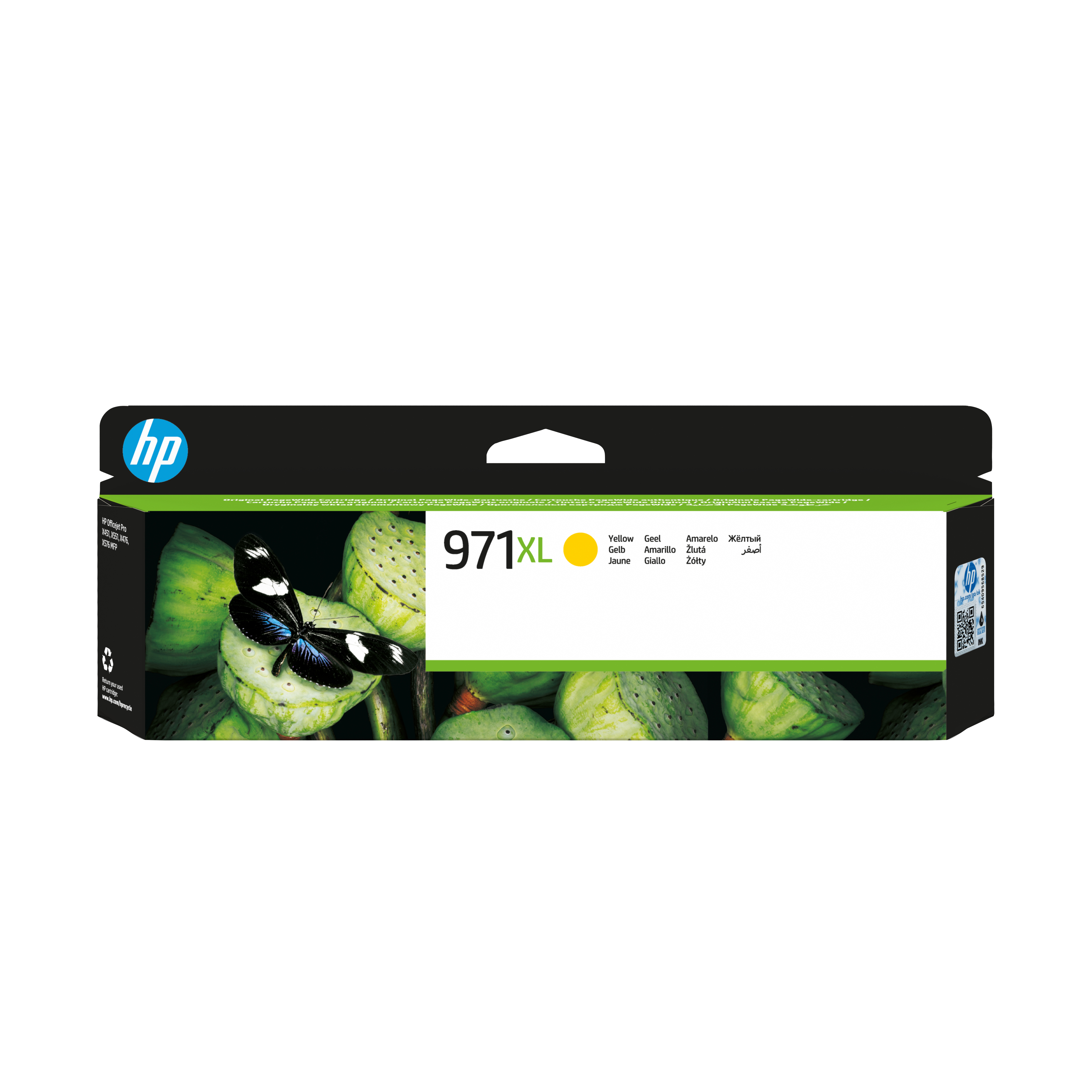 HP 971XL original Ink cartridge CN628A yellow