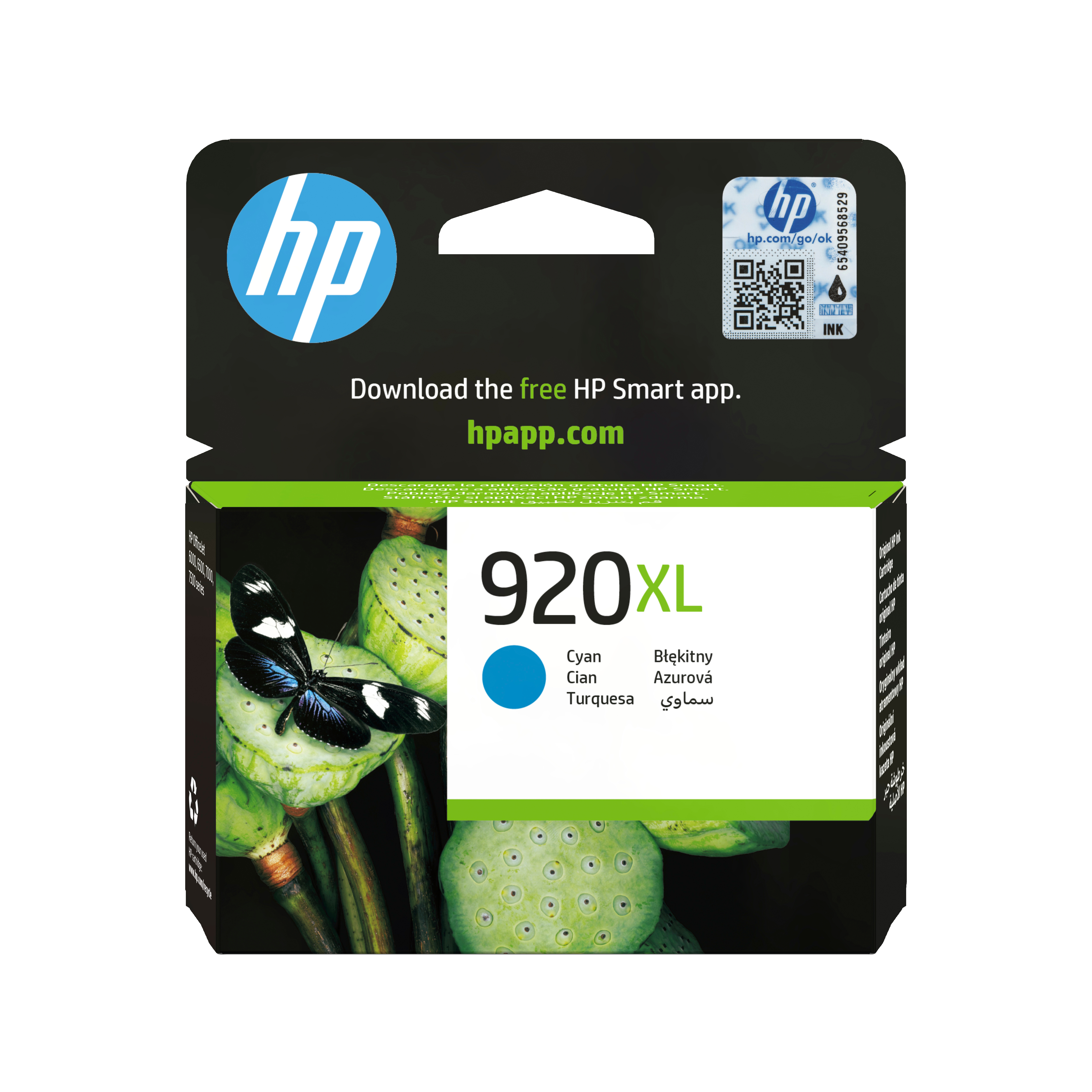 HP 920XL original Ink cartridge CD972AE BGX cyan high capaci