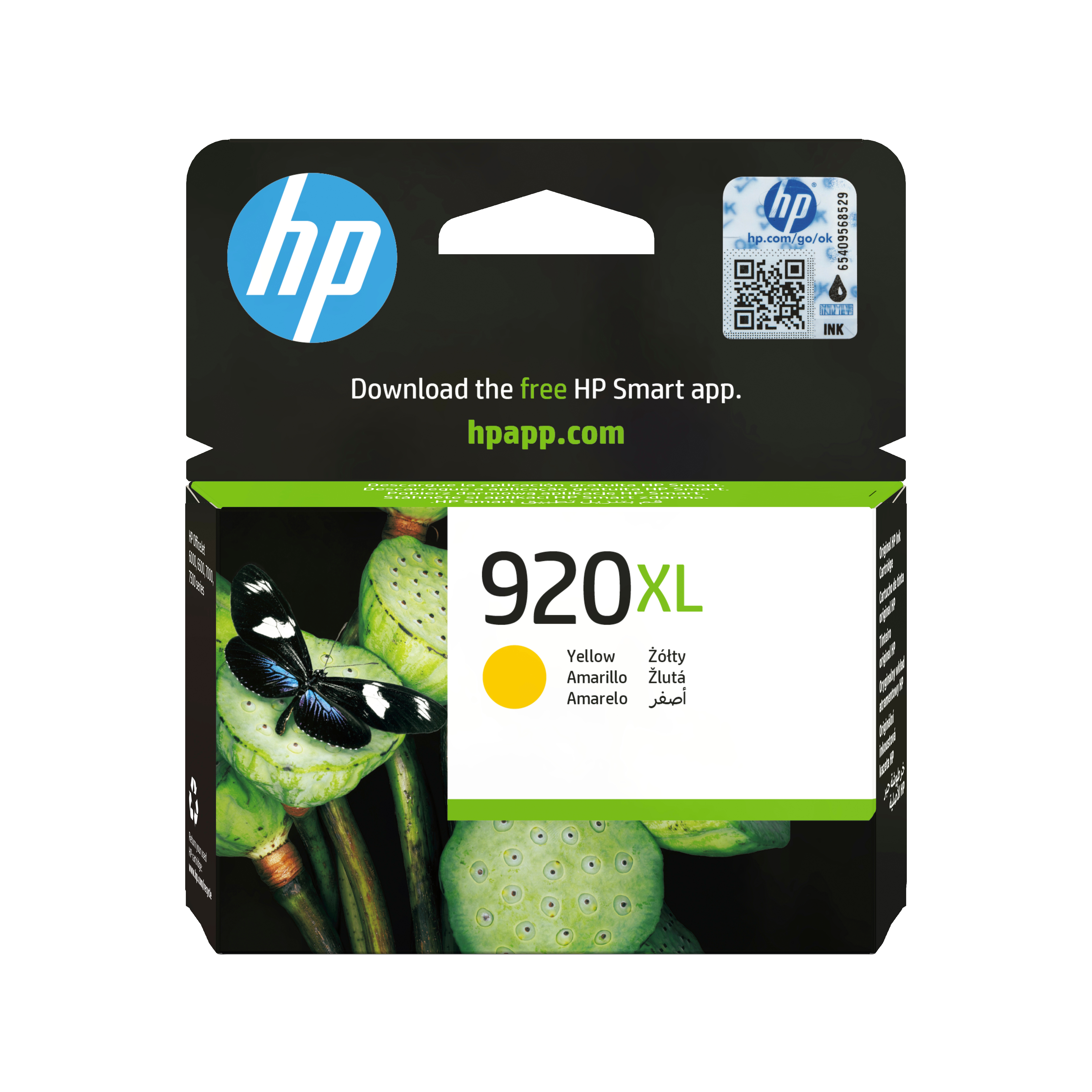 HP 920XL original Ink cartridge CD974AE BGX yellow high capa