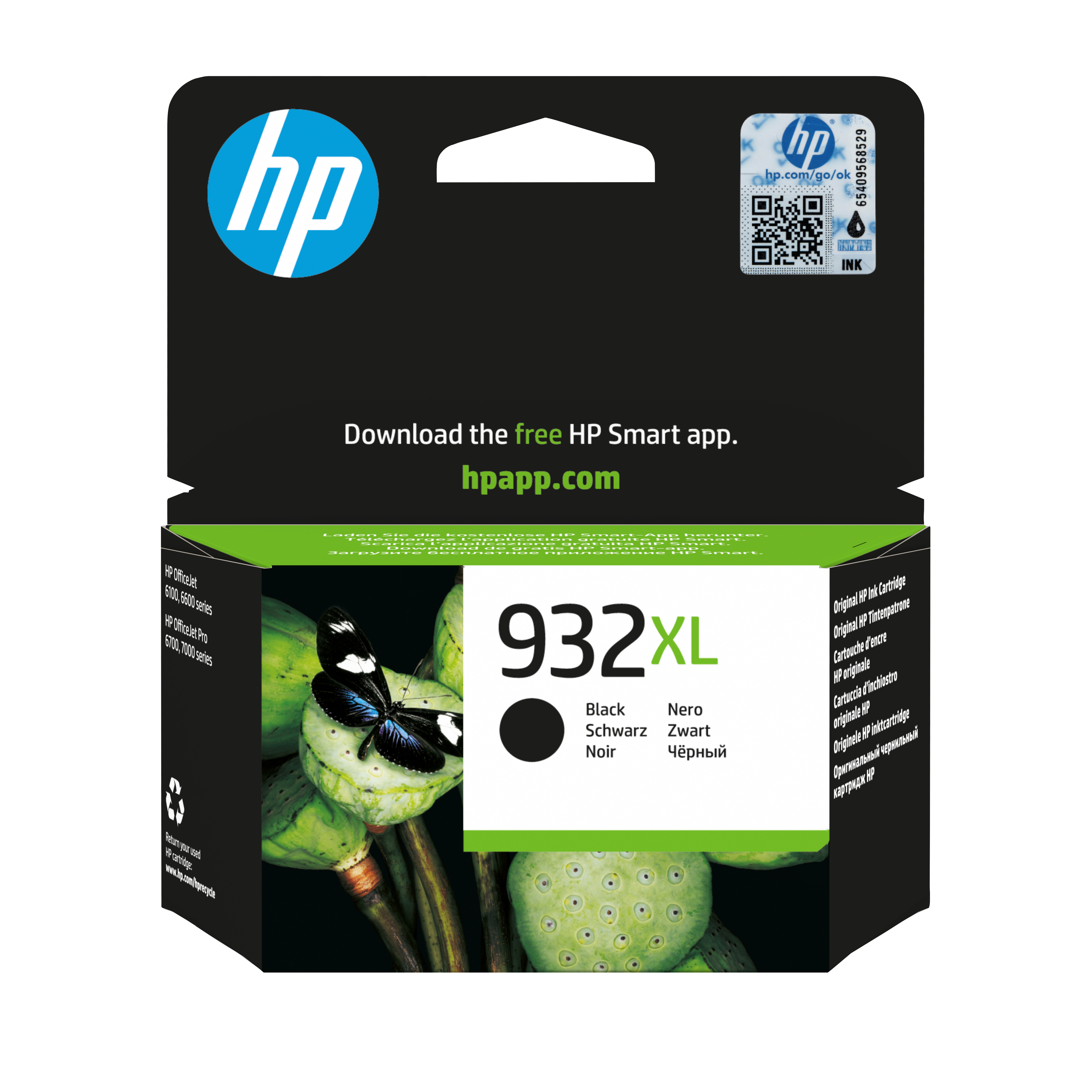 HP 932XL original Ink cartridge CN053AE BGX black high capac