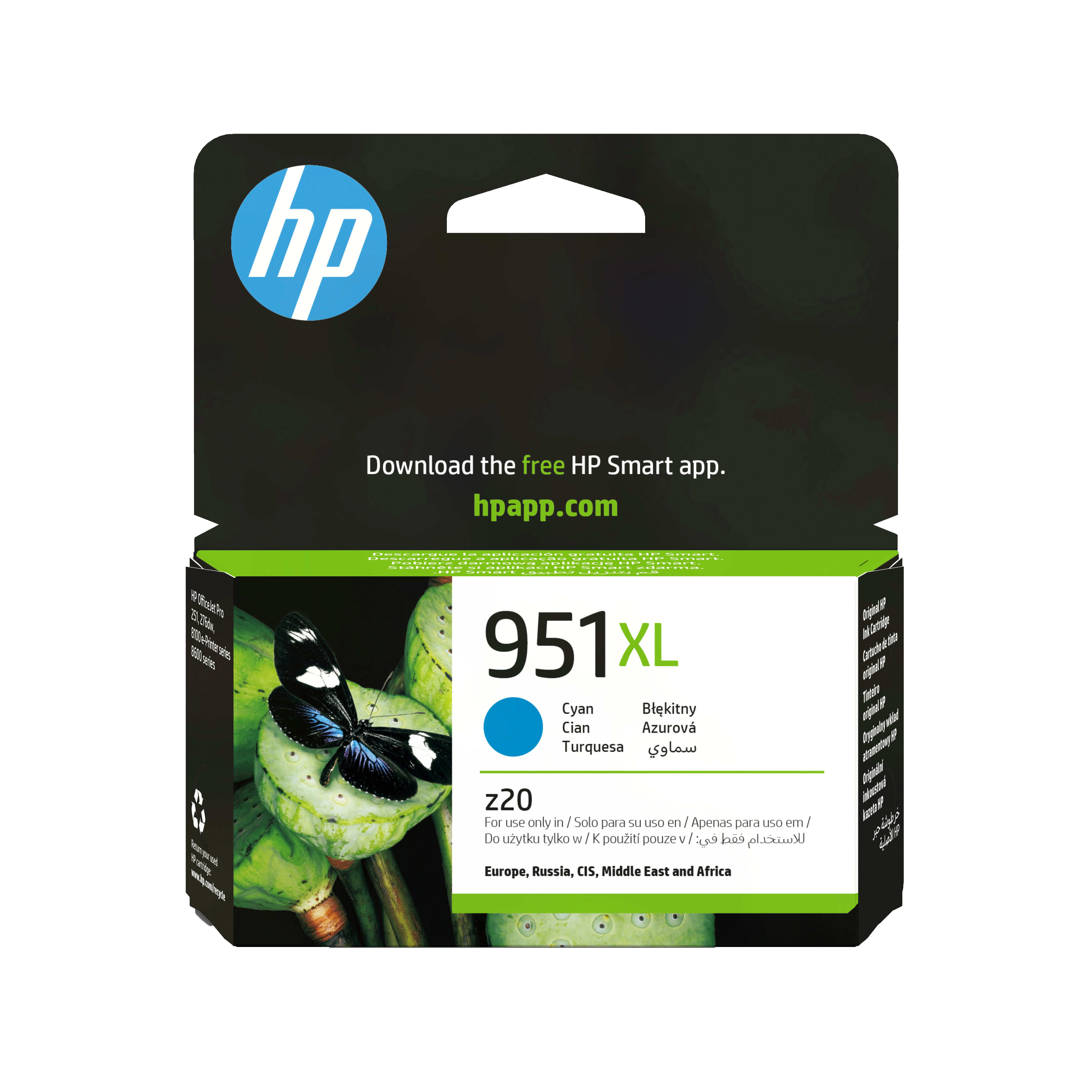 HP 951XL original Ink cartridge CN046AE BGX cyan high capaci