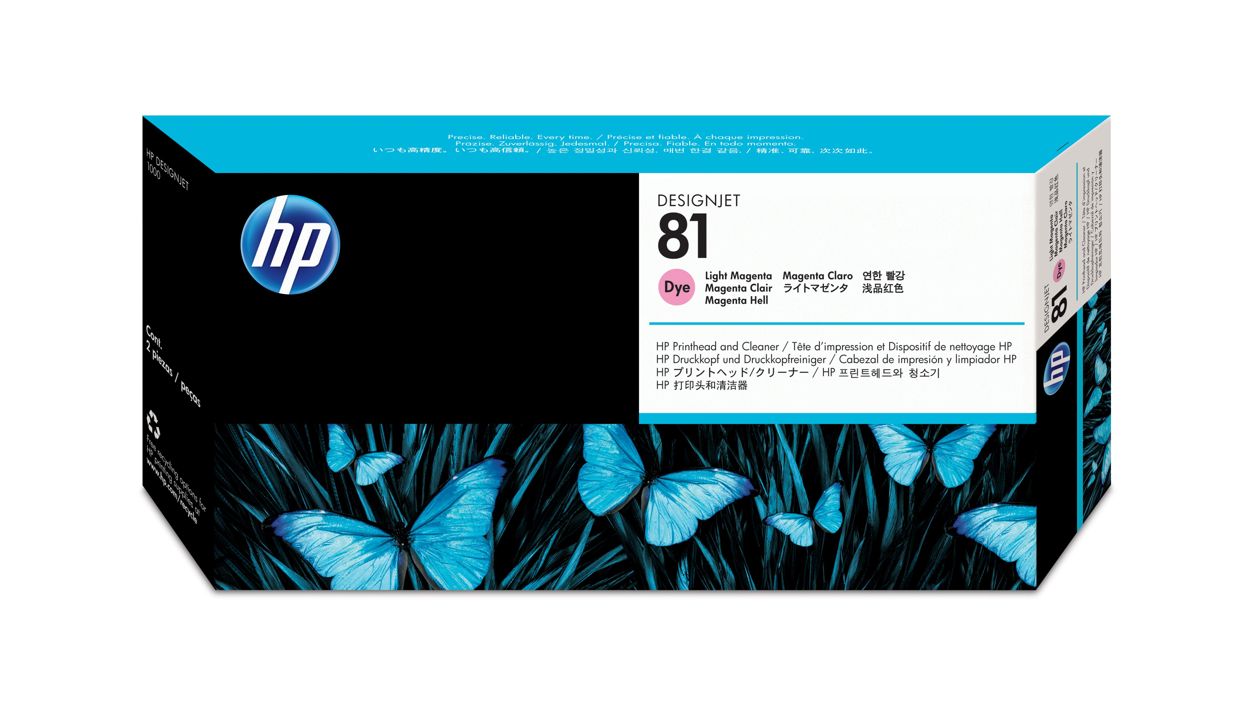 HP 81 original printhead C4955A light magenta standard capac