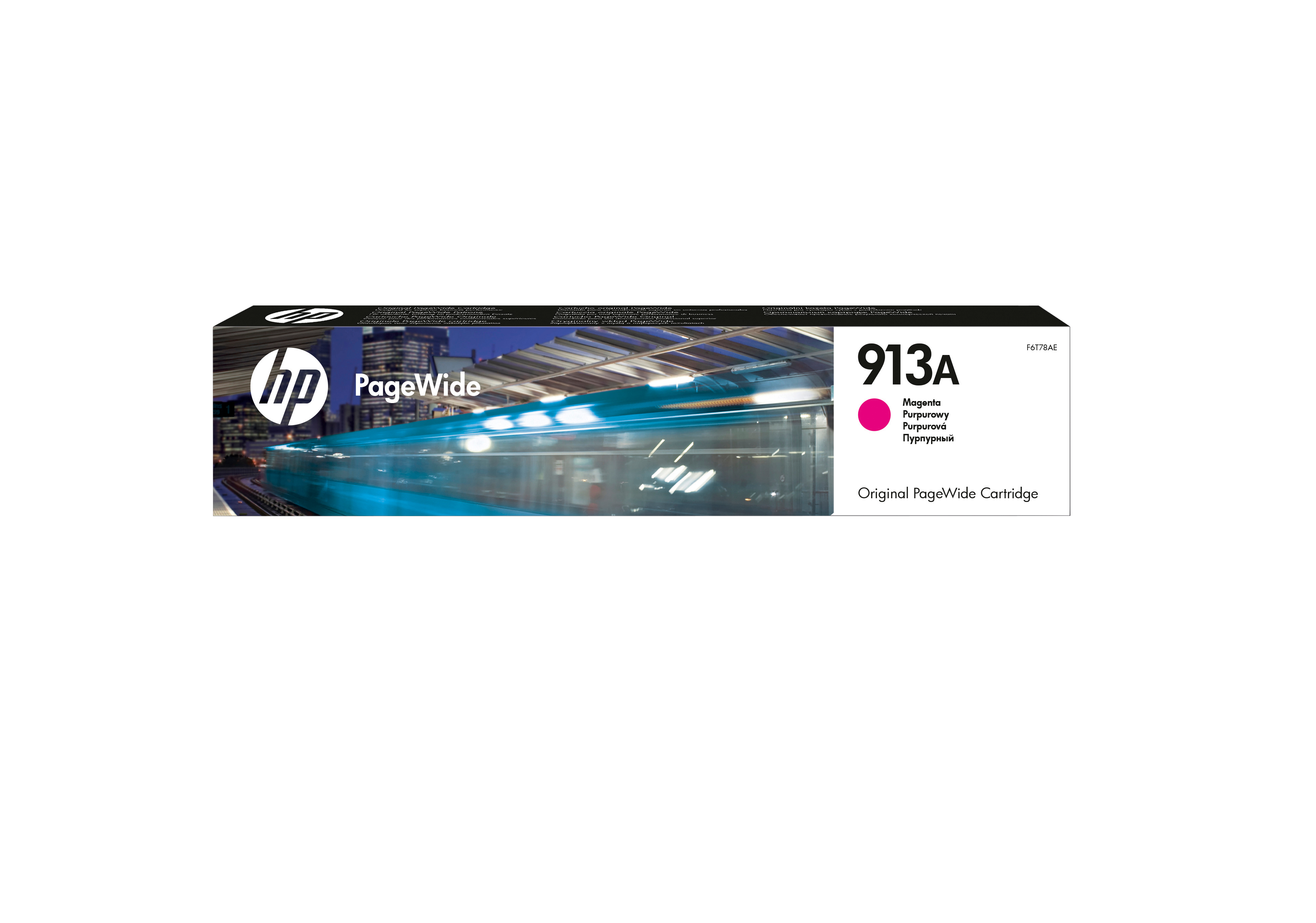 HP 913A original magenta PageWide cartridge F6T78AE