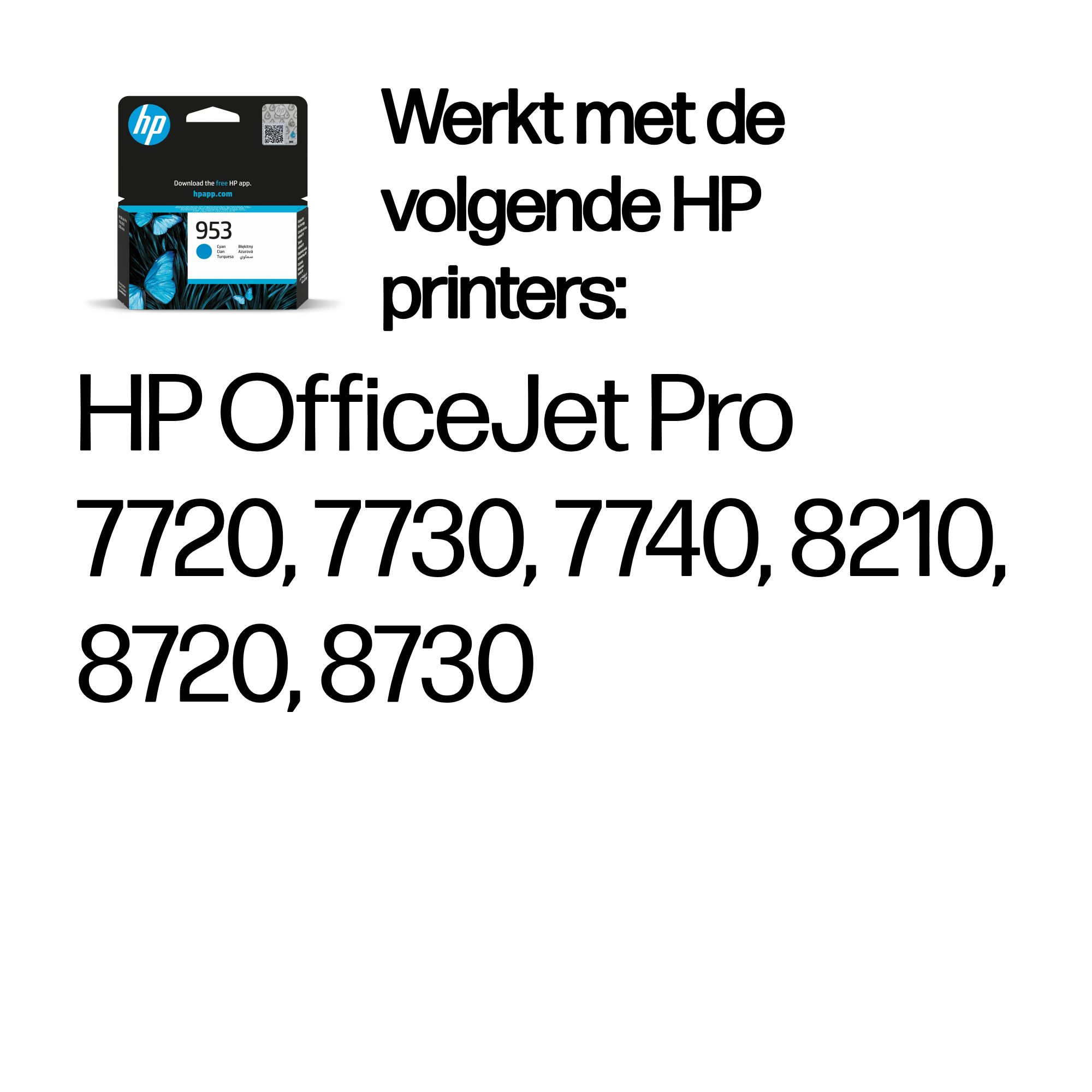 HP 953 original Ink cartridge F6U12AE BGX Cyan 700 Pages