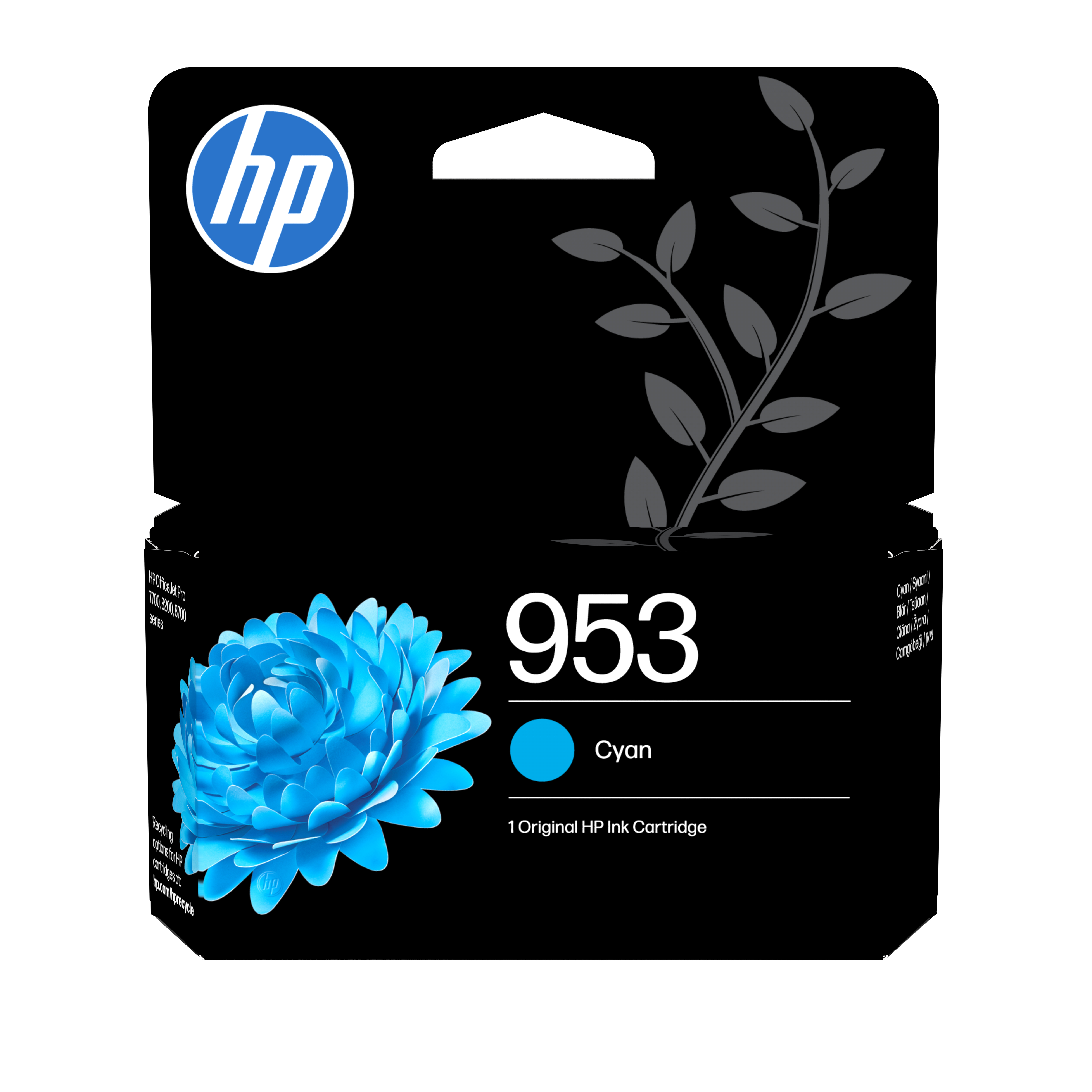 HP 953 original Ink cartridge F6U12AE BGX Cyan 700 Pages