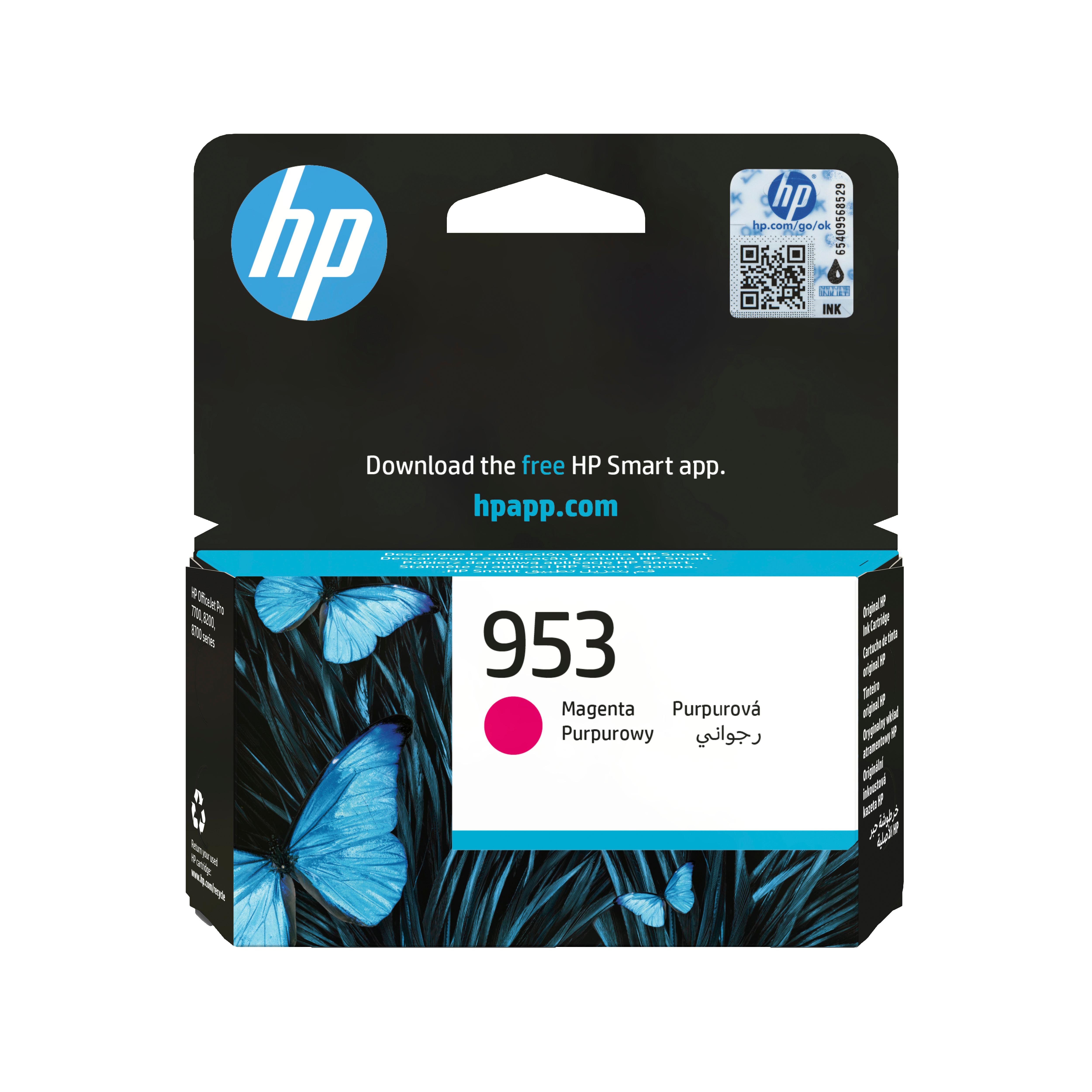 HP 953 original Ink cartridge F6U13AE BGX Magenta 700 Pages HP 953 original Ink cartridge F6U13AE BGX Magenta 700 Pages