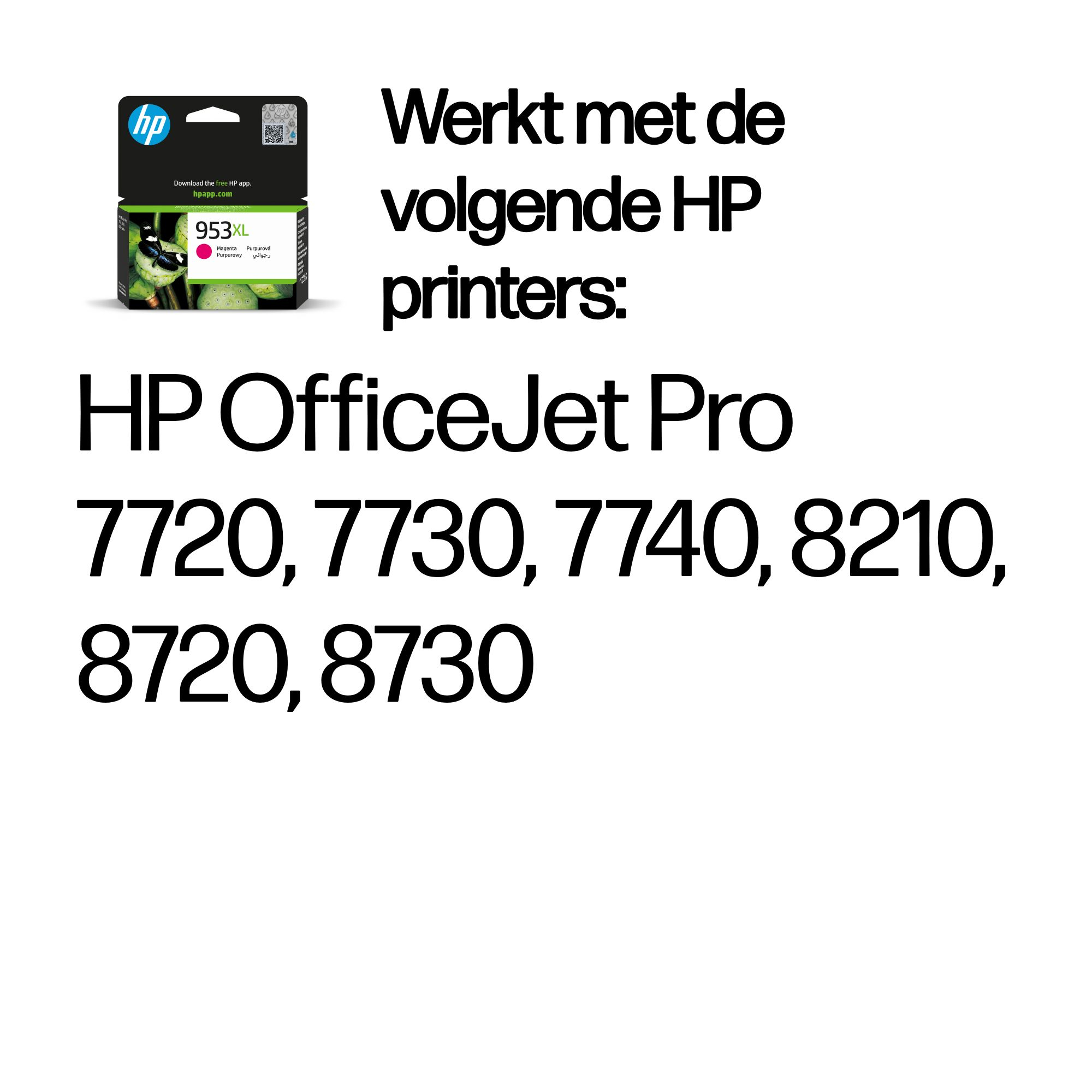 HP 953XL original Ink cartridge F6U17AE BGX Magenta 1.600 Pa