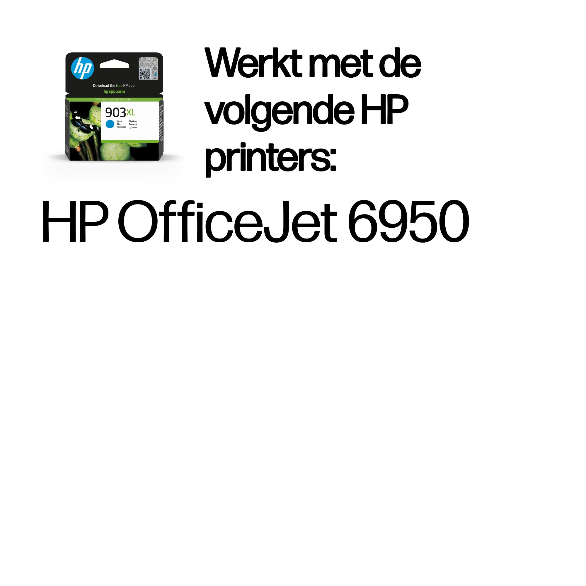 HP 903XL original Ink cartridge T6M03AE BGX Cyan High Yield