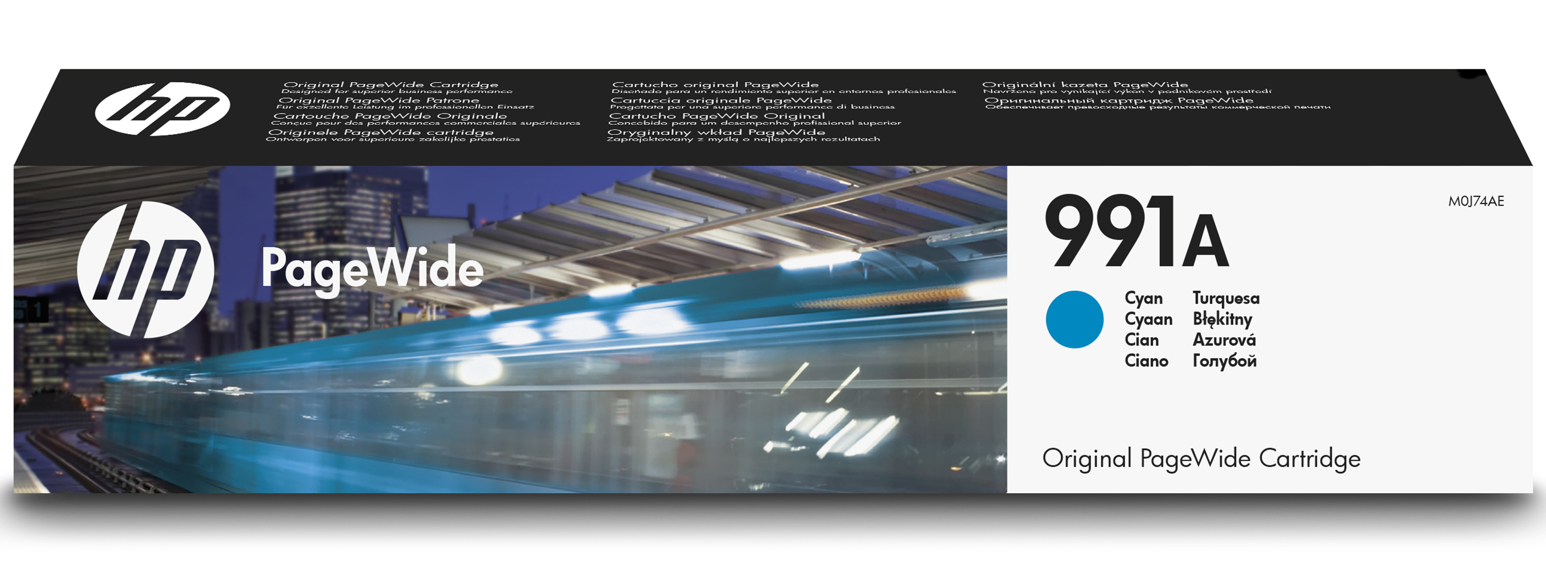 HP PageWide 991A Original Inkt Cartridge Cyaan