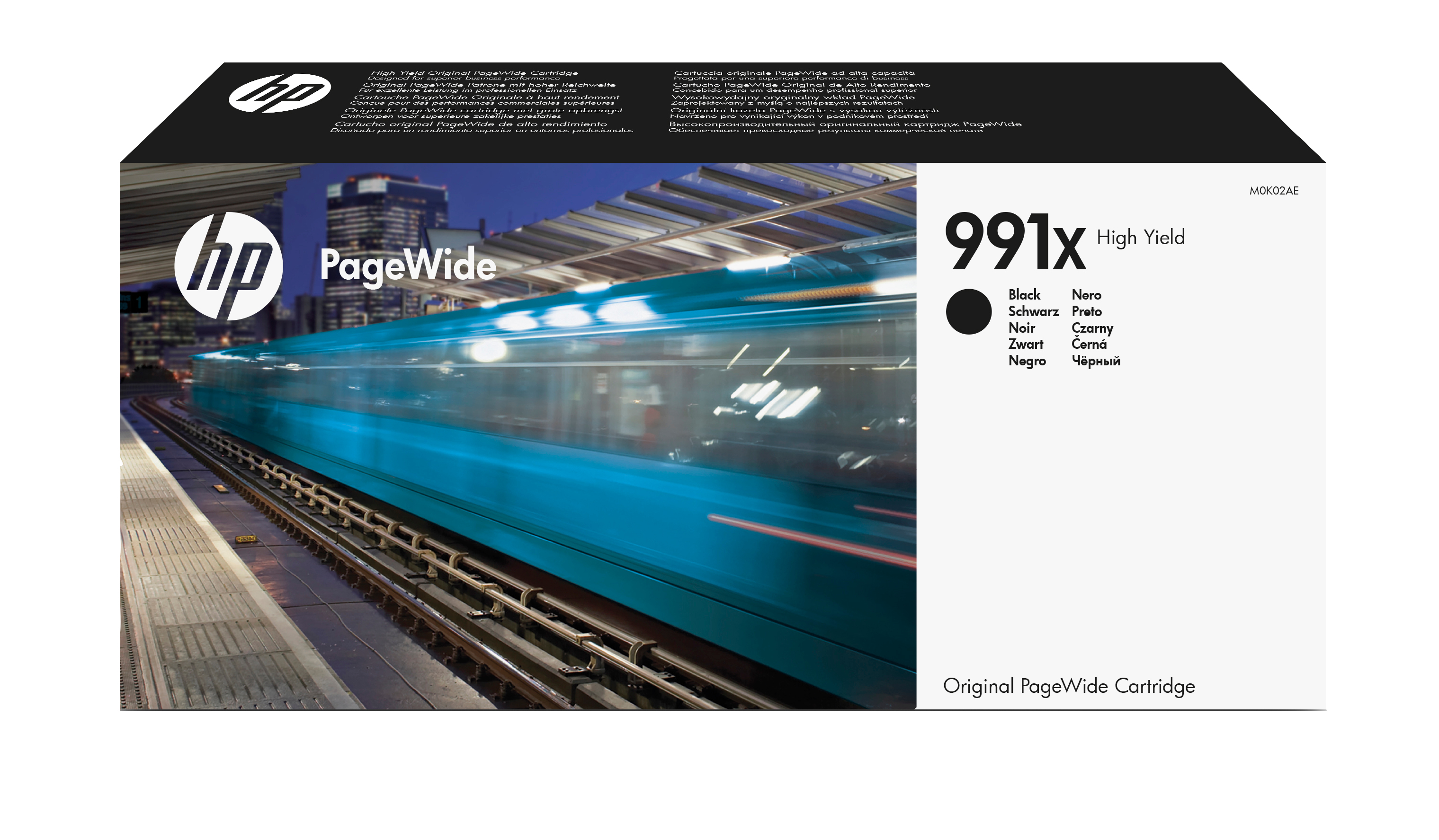 HP original PageWide 991X original Ink cartridge M0K02AE Bla