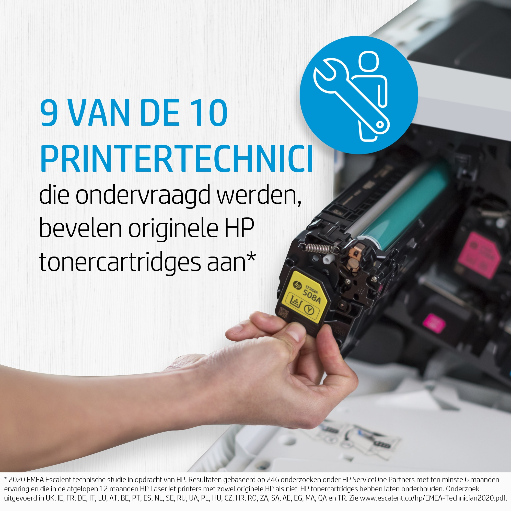 HP 124A original Colour LaserJet Toner cartridge Q6003A mage