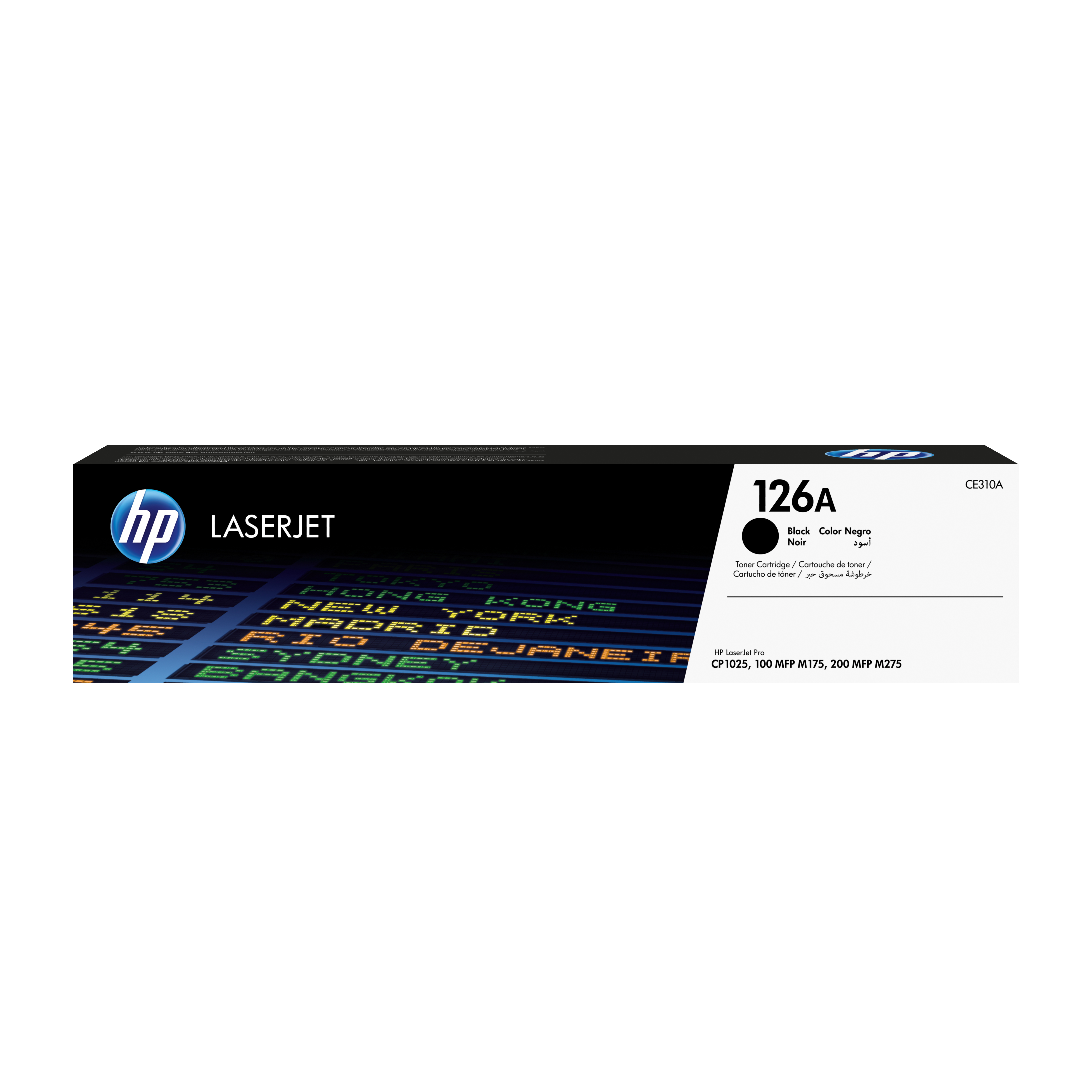HP 126A original LaserJet Toner cartridge CE310A black stand