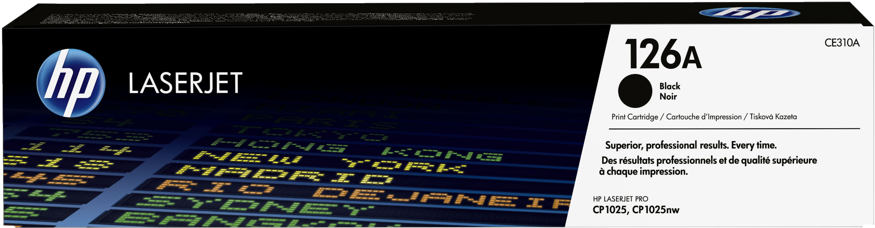 HP 126A original LaserJet Toner cartridge CE310A black stand