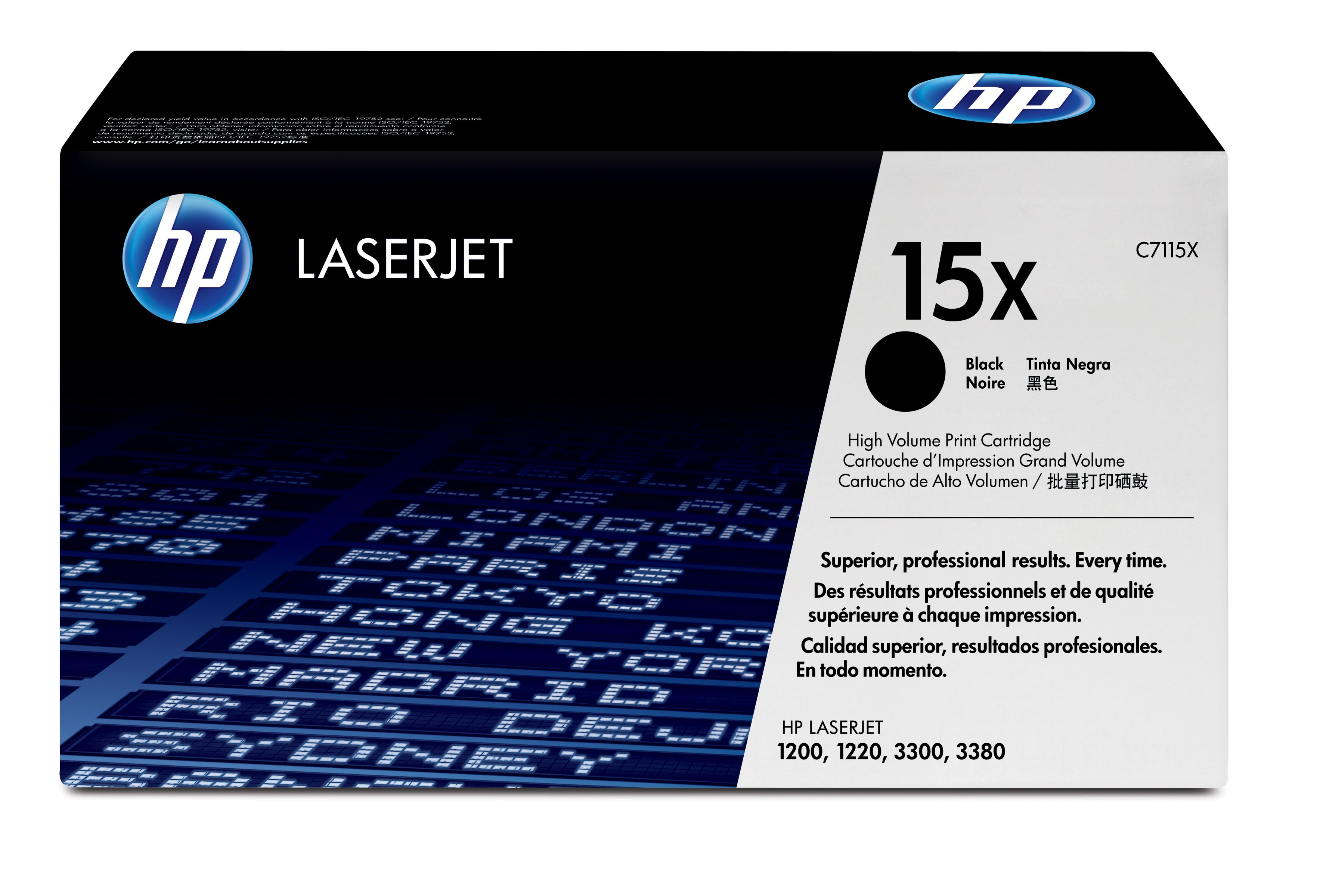 HP 15X original LaserJet Toner cartridge C7115X black high c