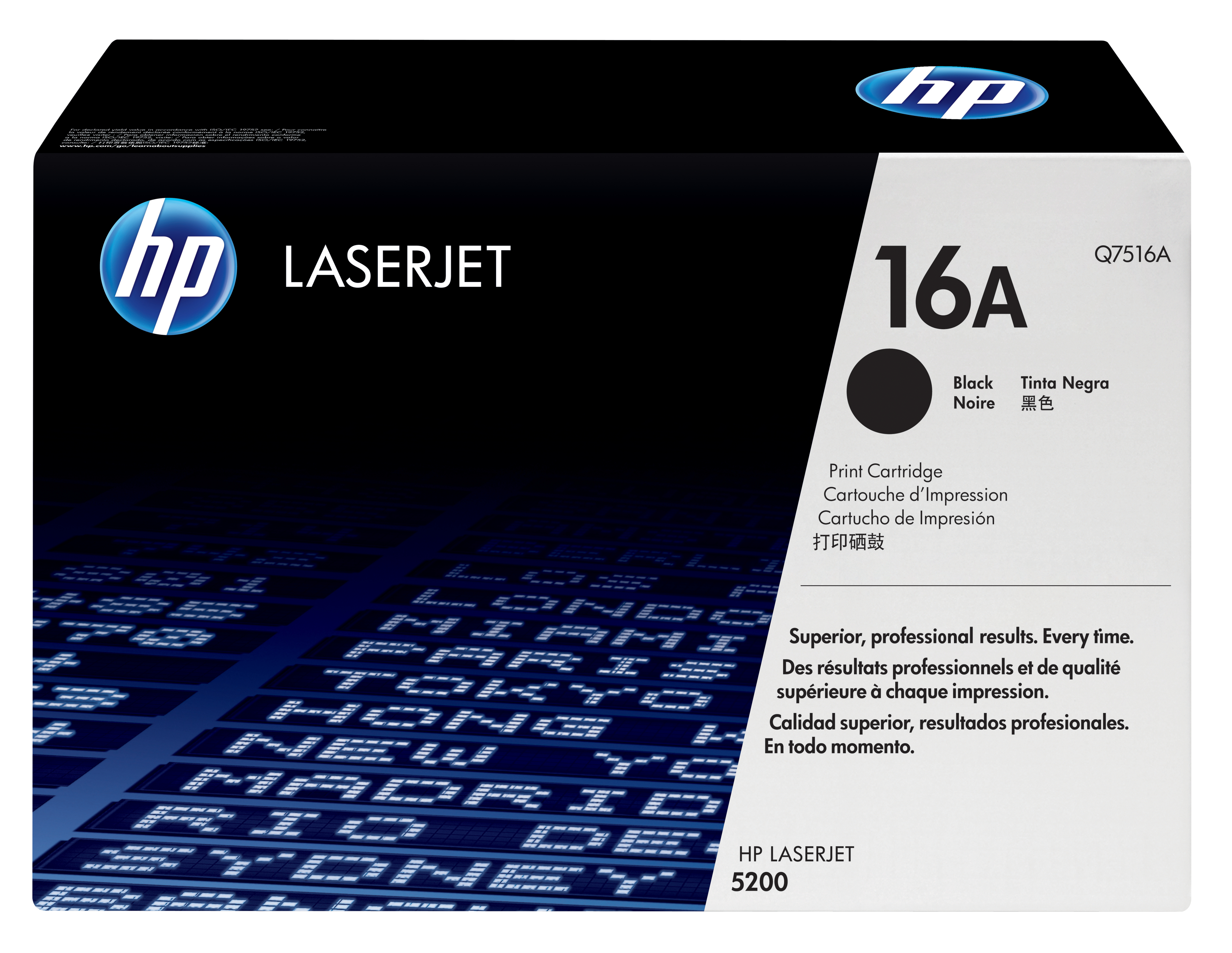 HP 16A original LaserJet Toner cartridge Q7516A black standa