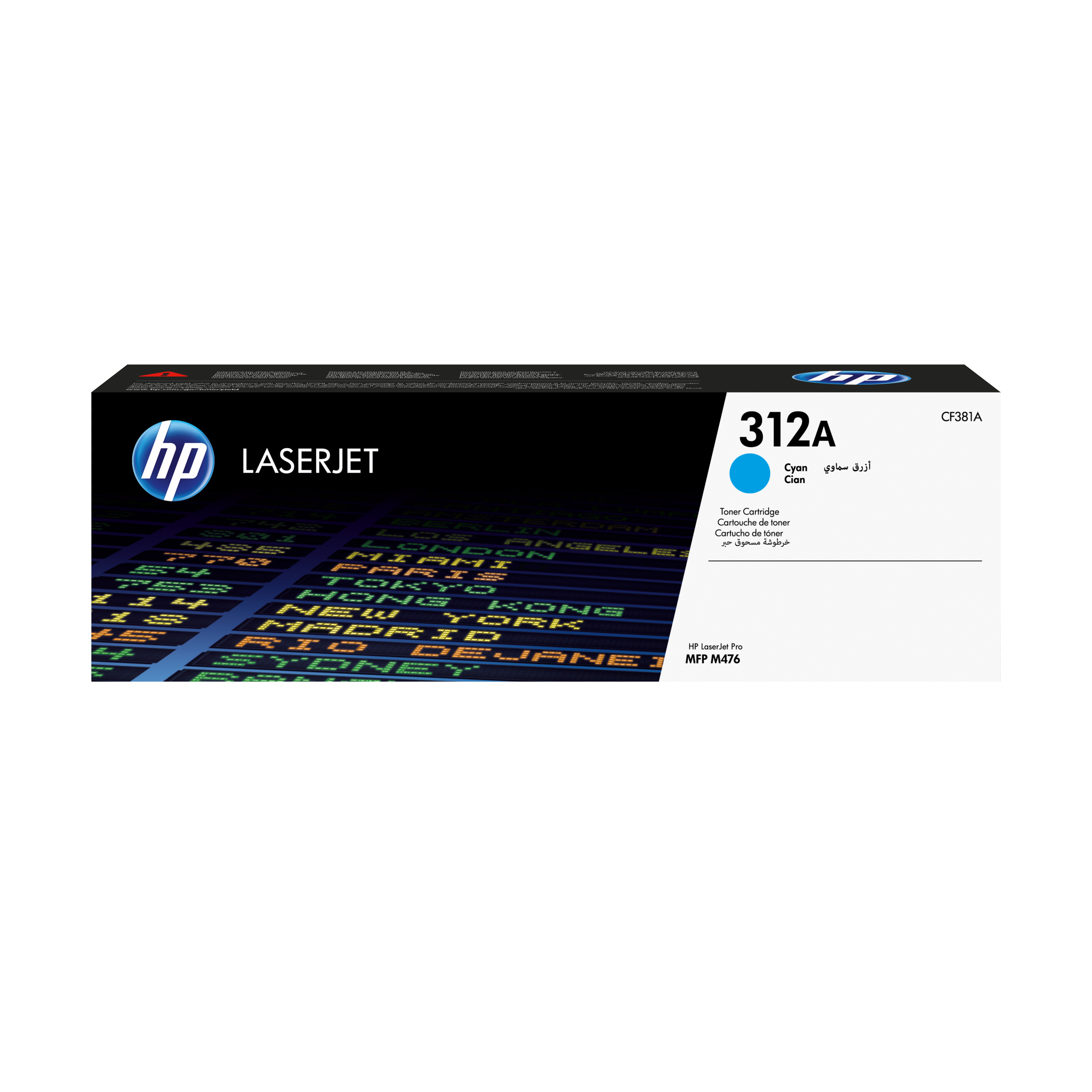 HP 312A original Toner cartridge CF381A cyan standard capaci