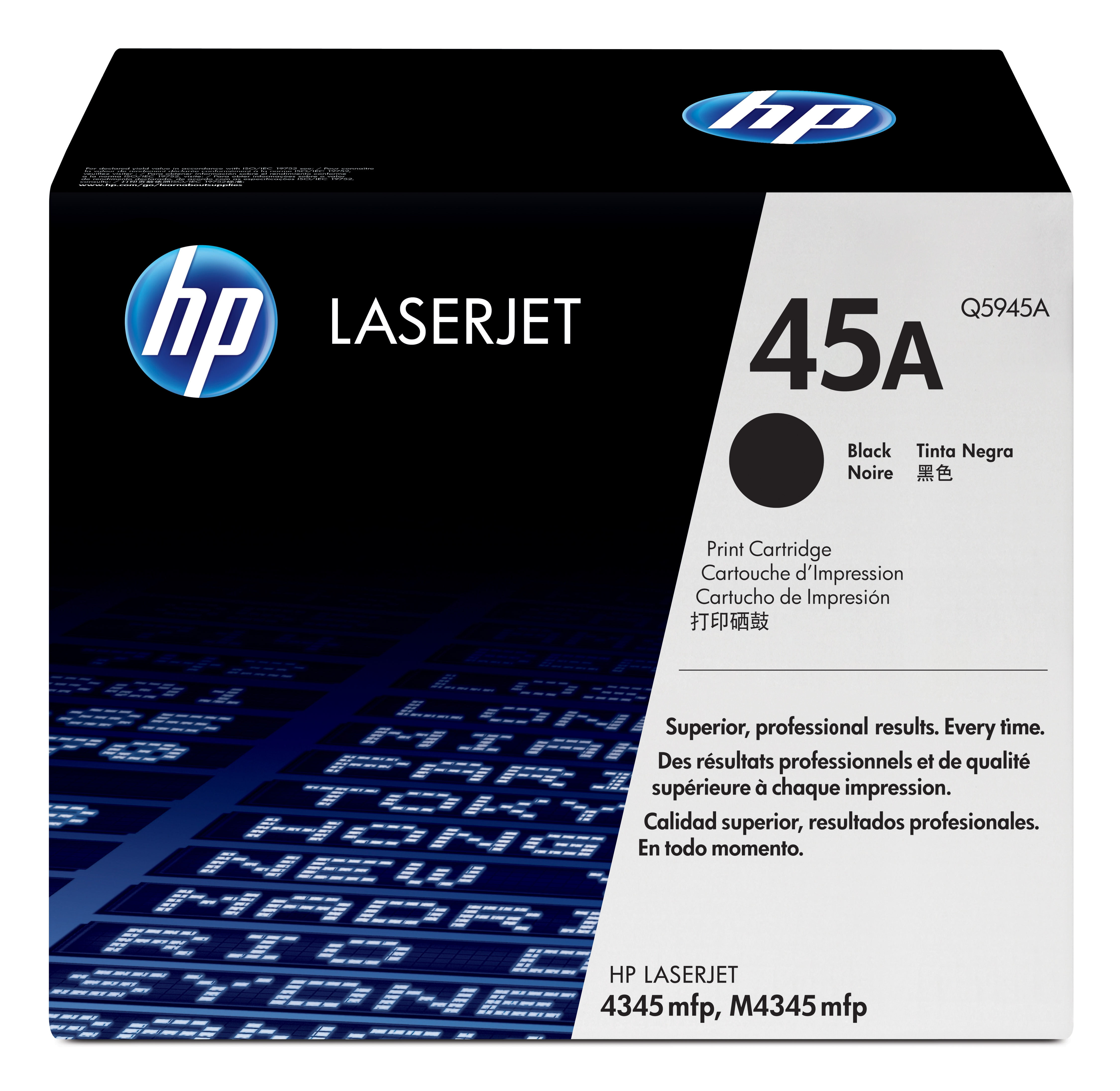 HP 45A original LaserJet Toner cartridge Q5945A black standa