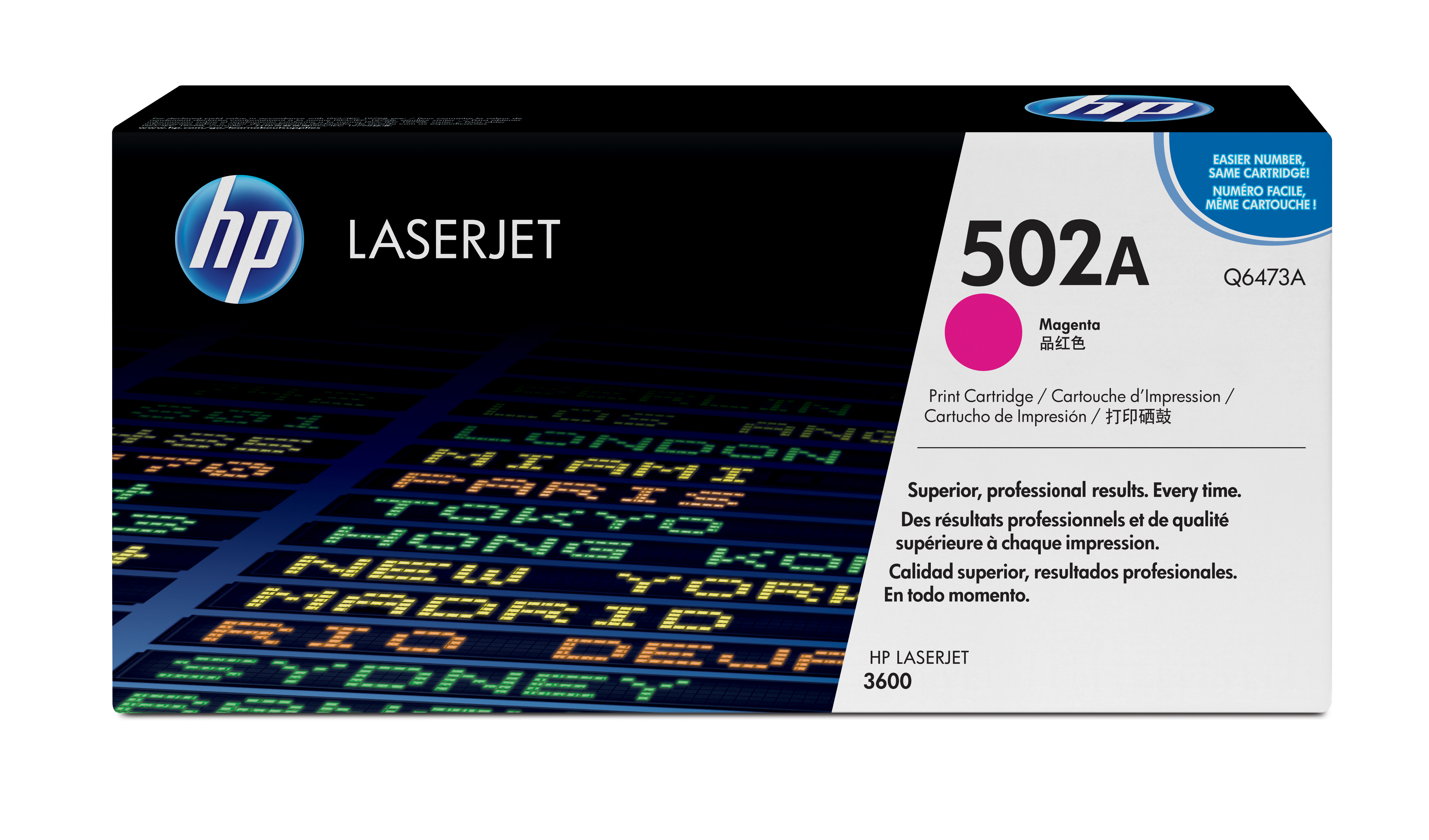HP 502A Colour LaserJet originele toner cartridge magenta st
