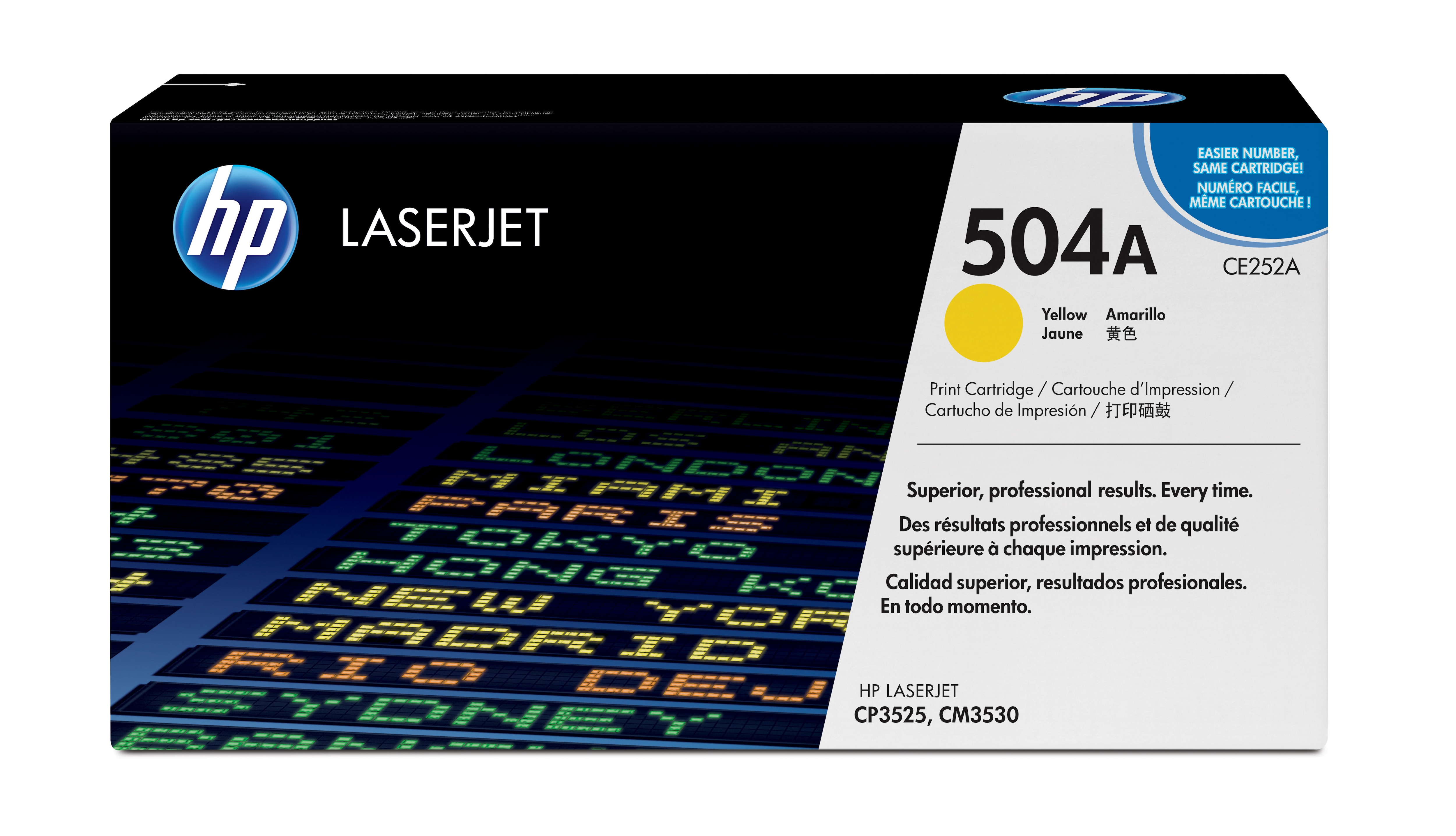 HP 504A original Colour LaserJet Toner cartridge CE252A yell