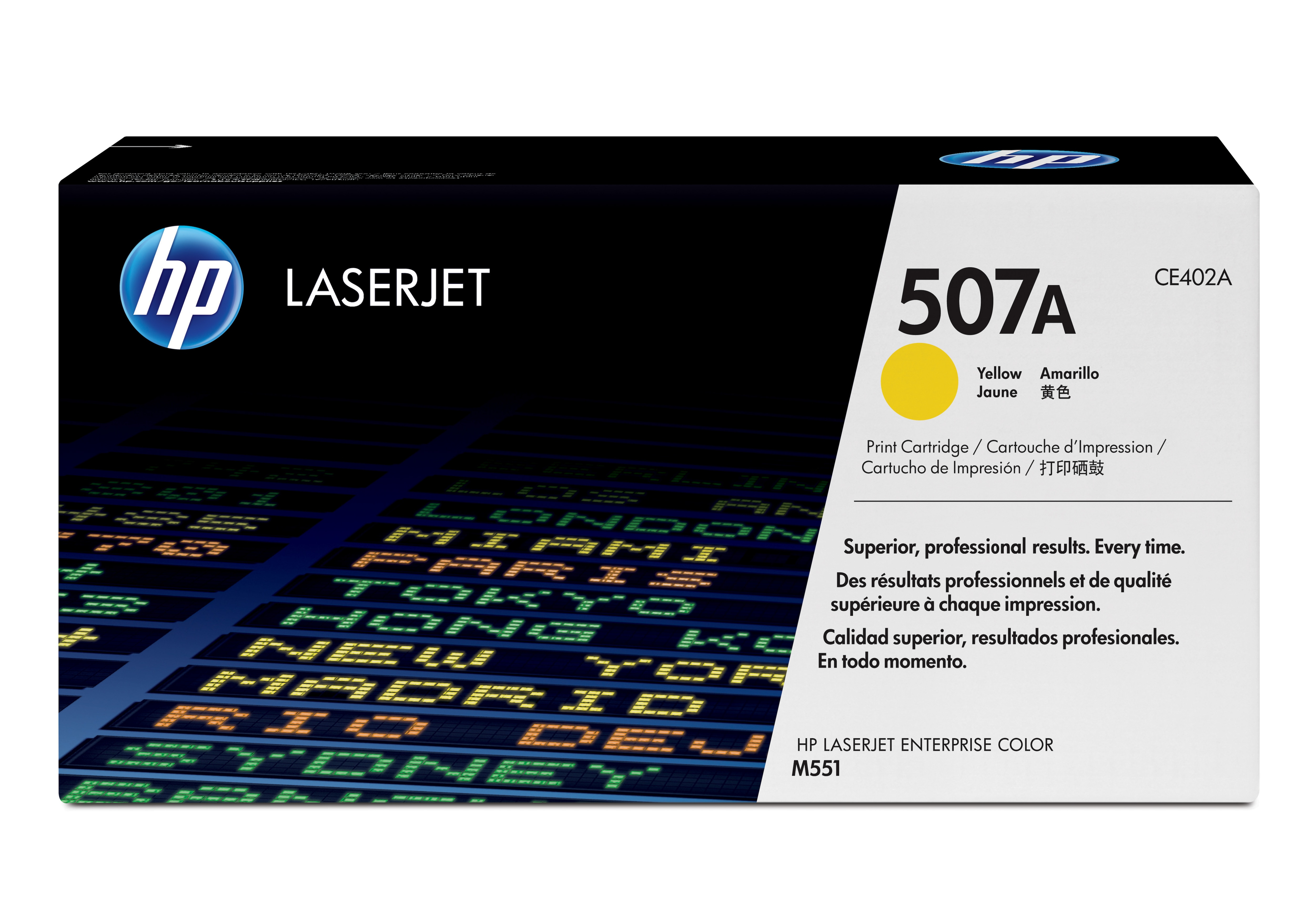 HP 507A original Toner cartridge CE402A yellow standard capa