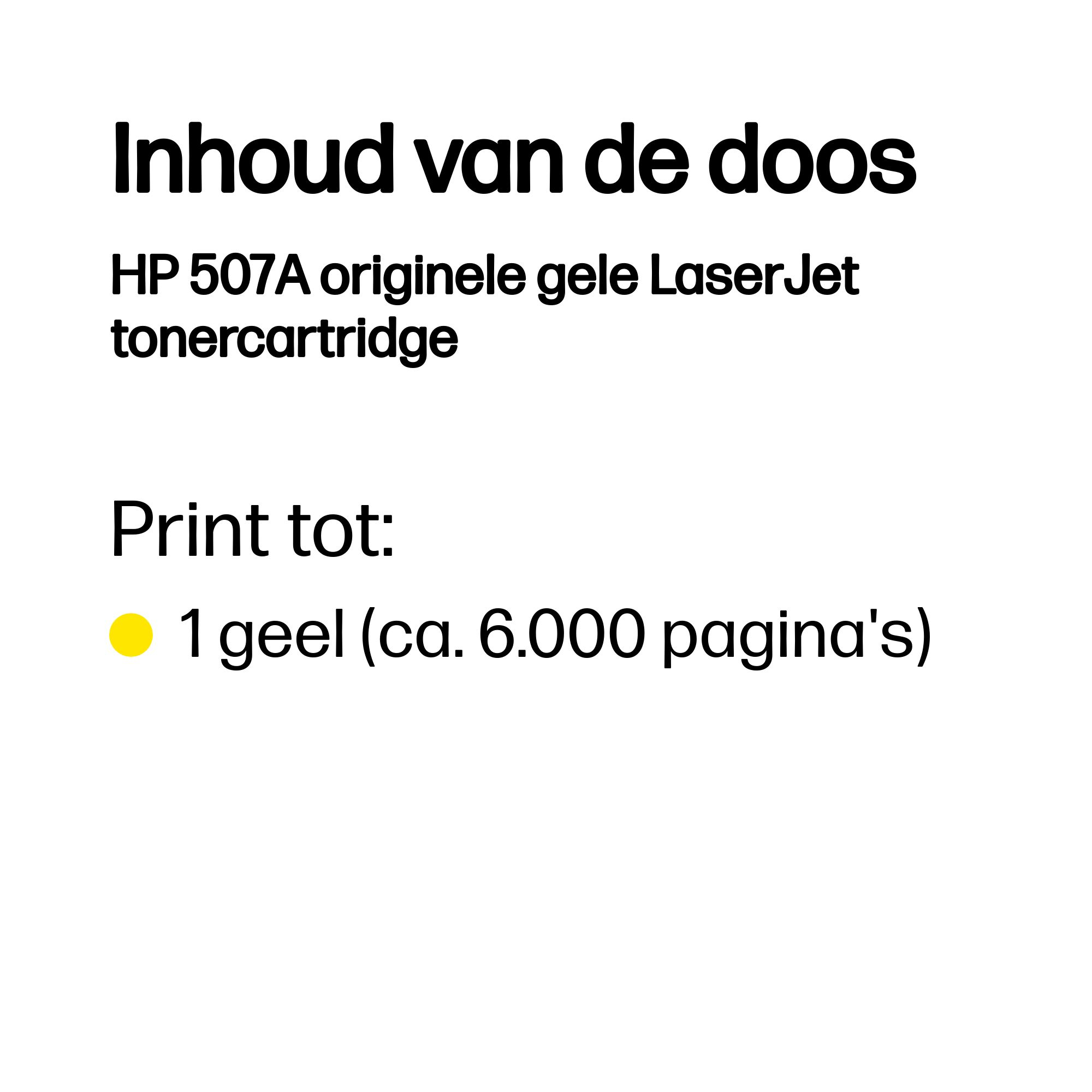 HP 507A original Toner cartridge CE402A yellow standard capa