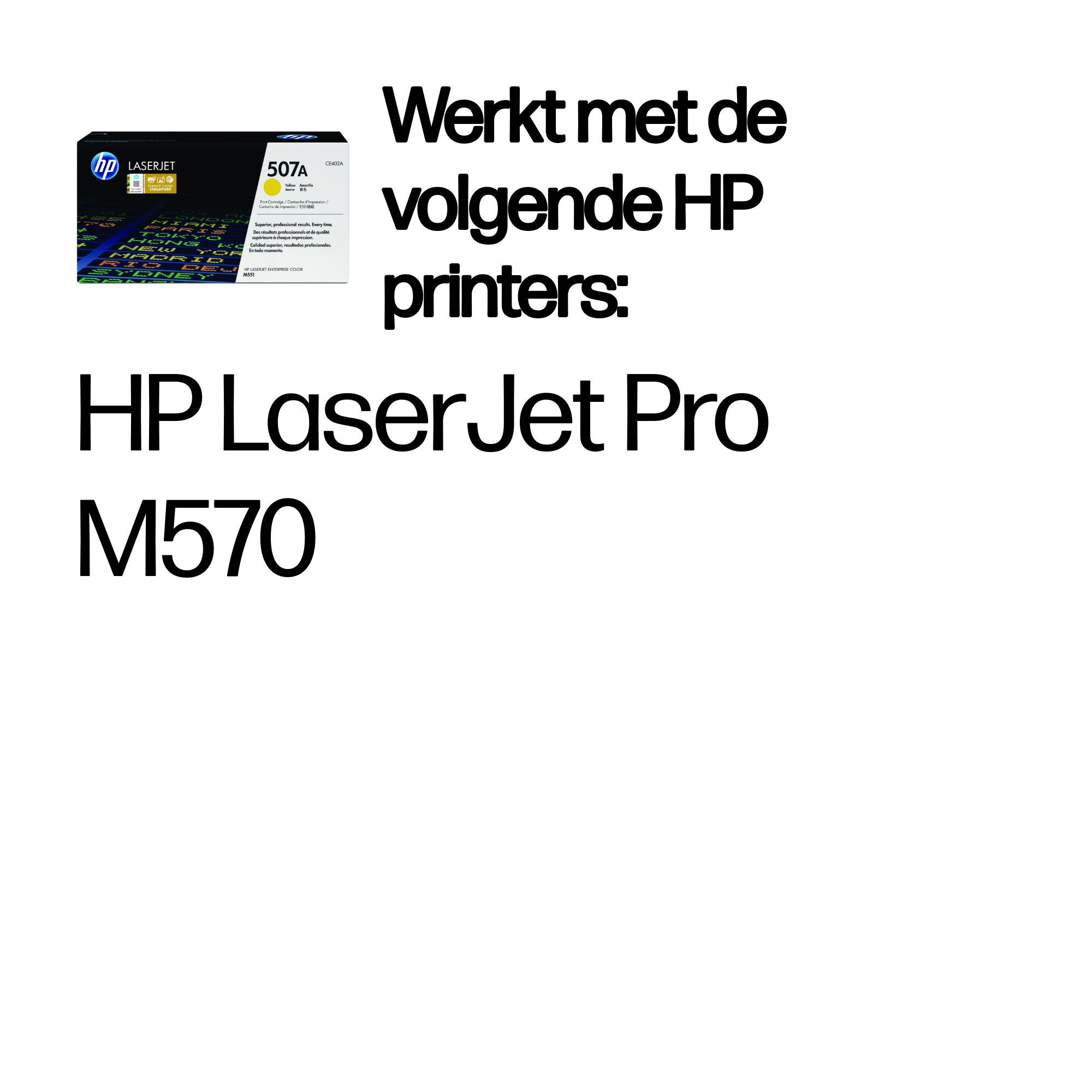 HP 507A original Toner cartridge CE402A yellow standard capa