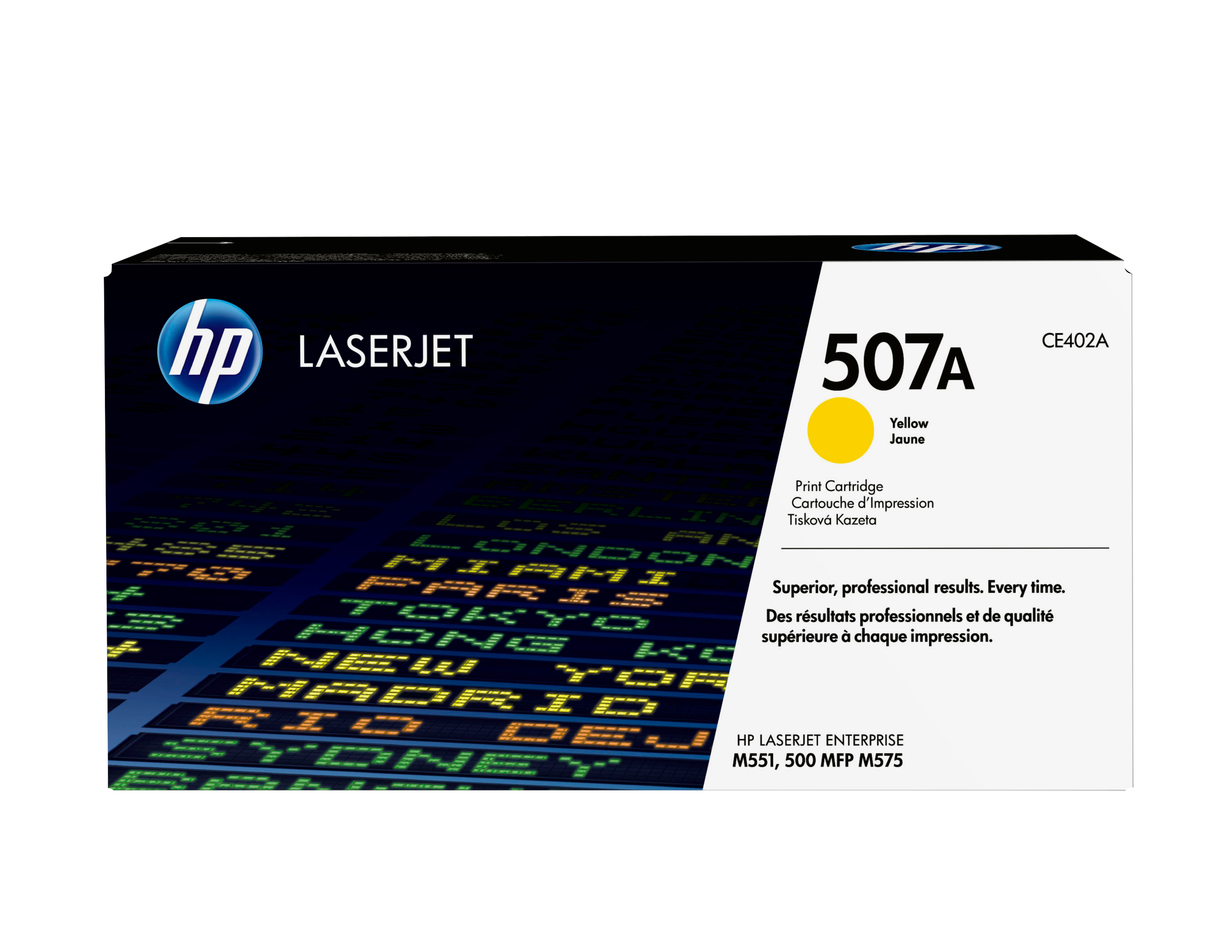 HP 507A original Toner cartridge CE402A yellow standard capa