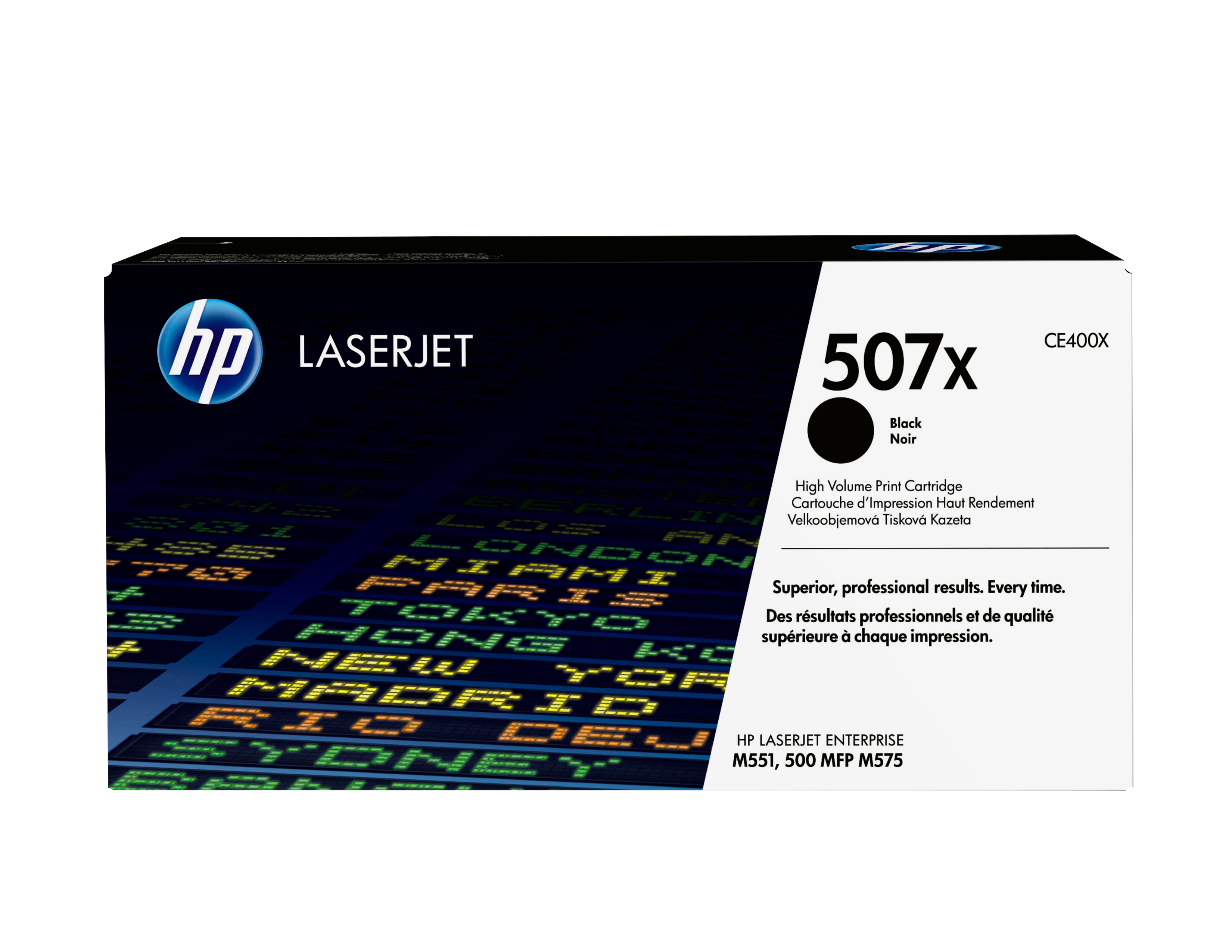 HP 507X original Toner cartridge CE400X black high capacity