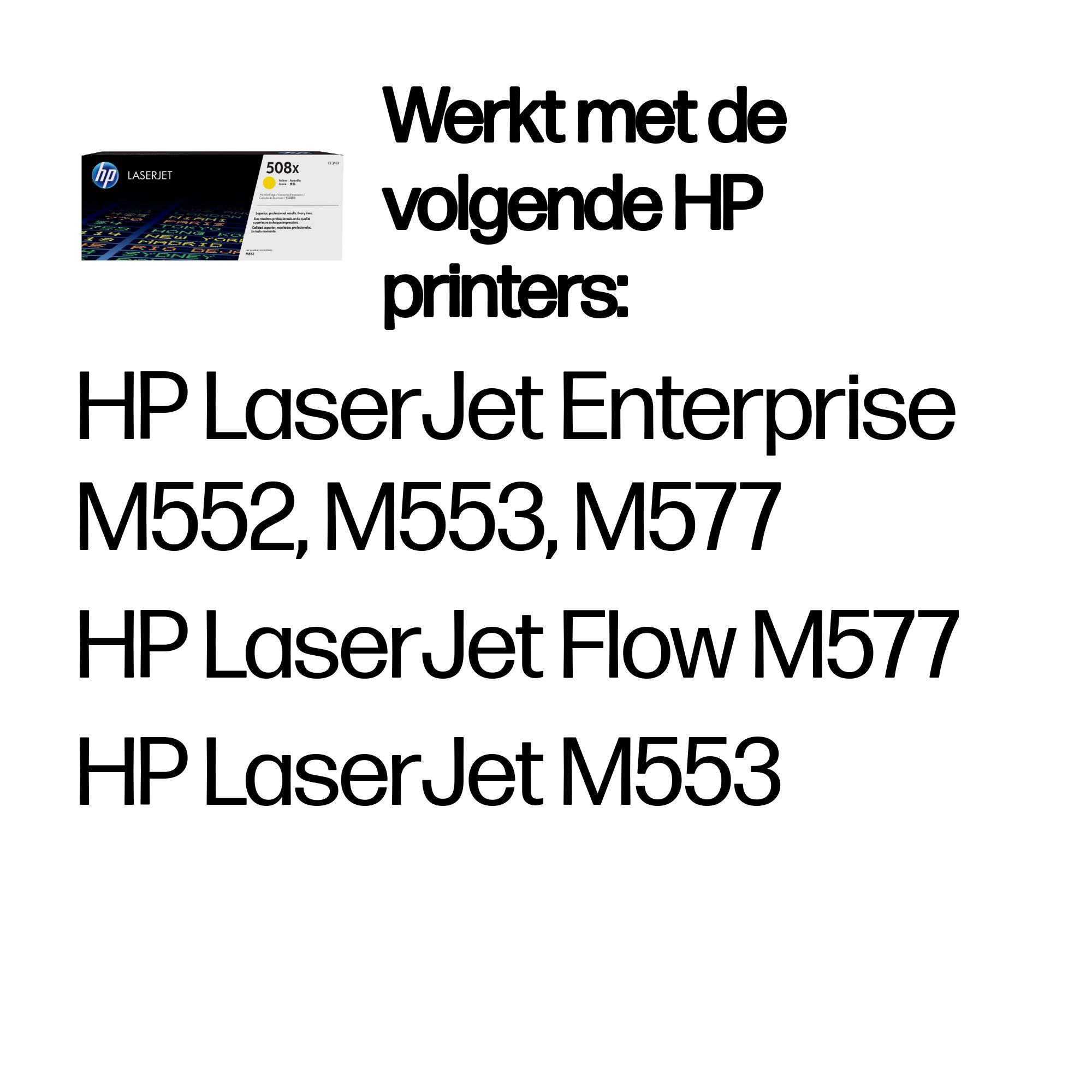 HP 508X original Toner cartridge CF362X yellow 9.500 pages h