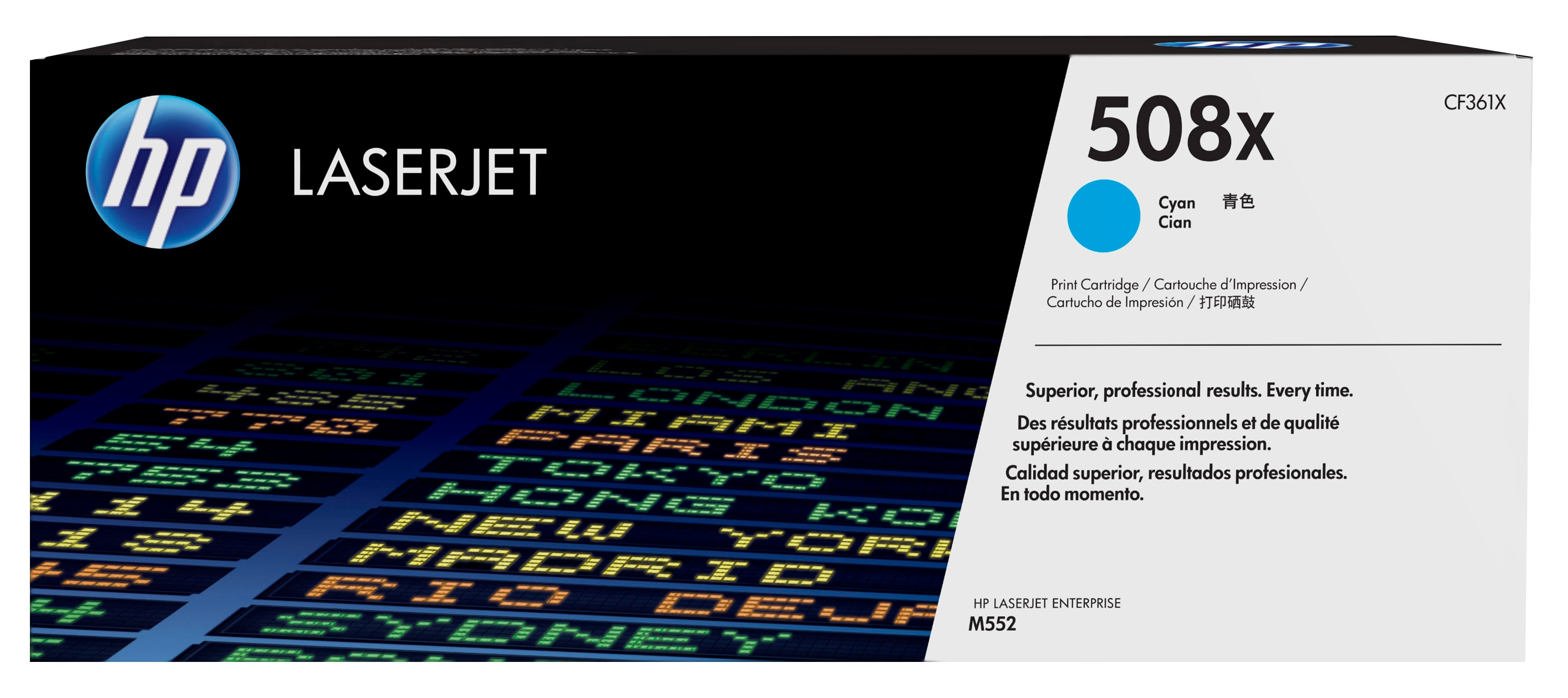 HP 508X original Toner cartridge CF361X cyan 9.500 pages hig