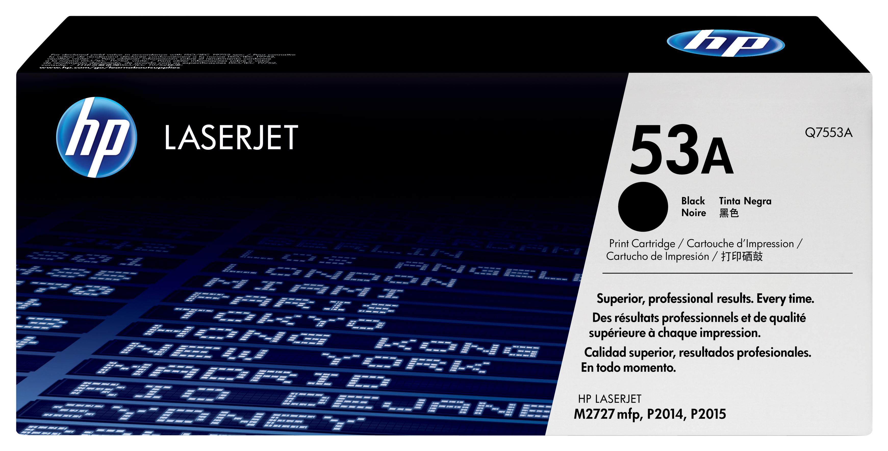 HP 53A original LaserJet Toner cartridge Q7553A black standa