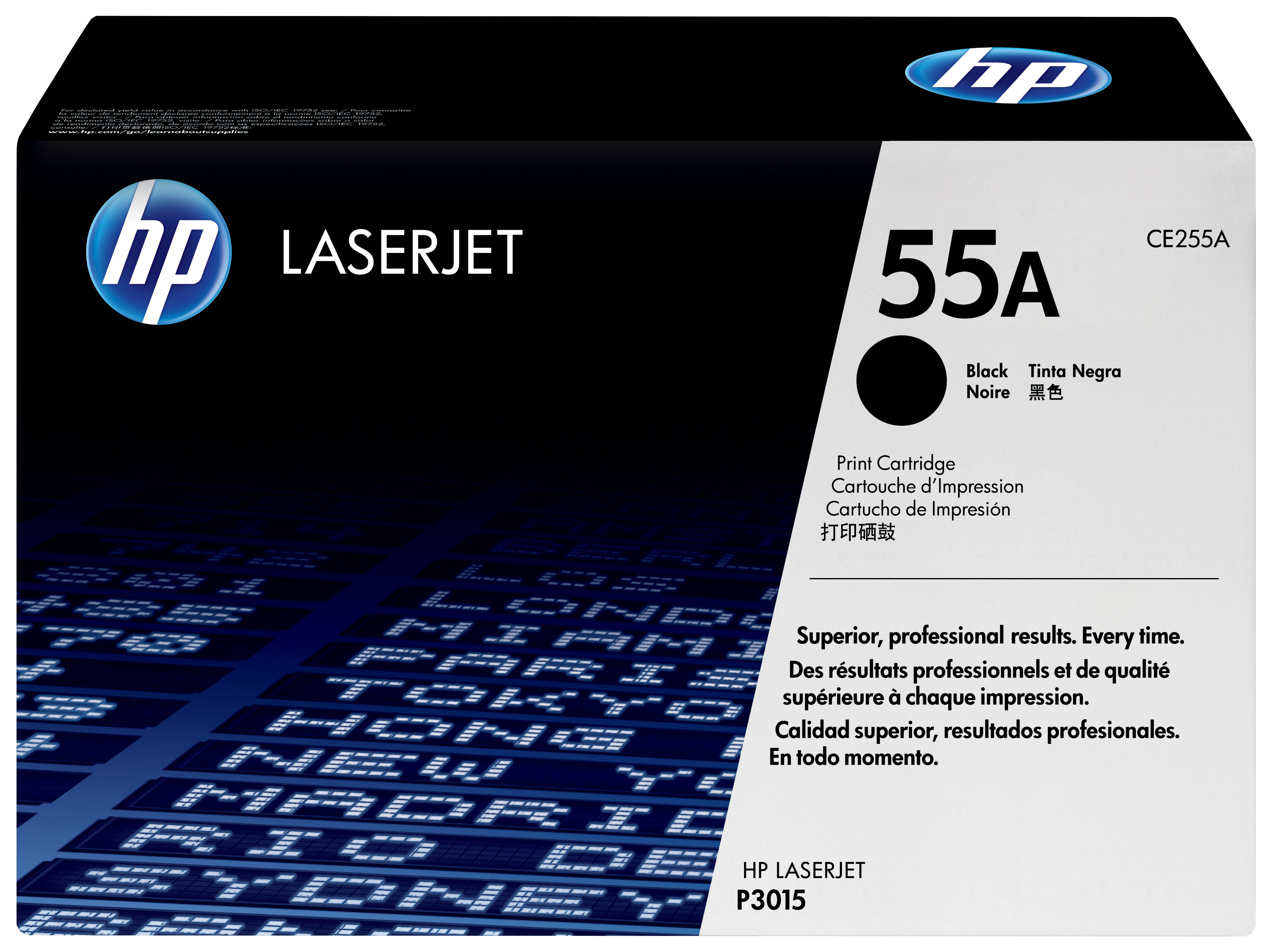 HP 55A original LaserJet Toner cartridge CE255A black standa