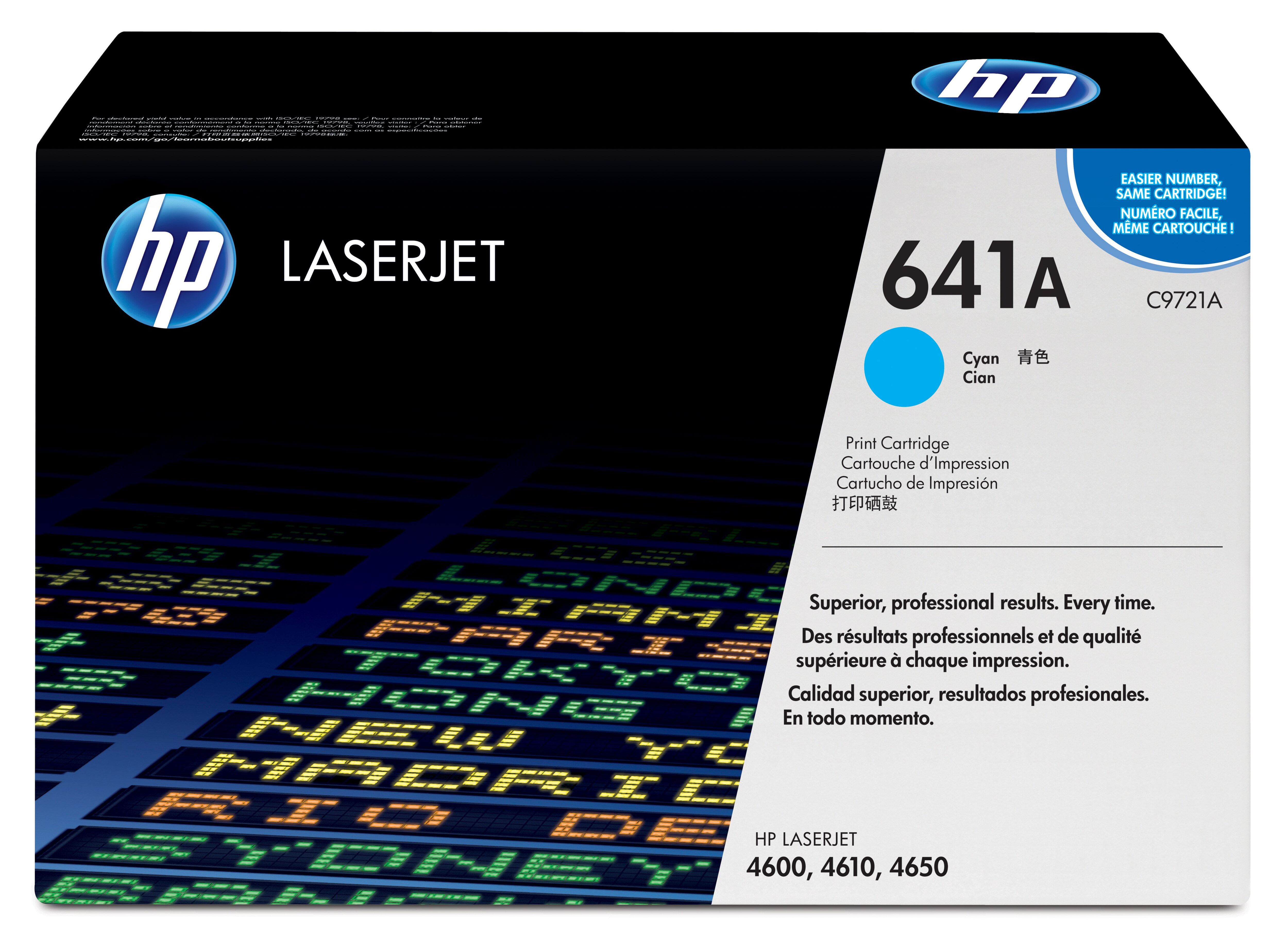 HP 641A Colour LaserJet originele toner cartridge cyaan stan