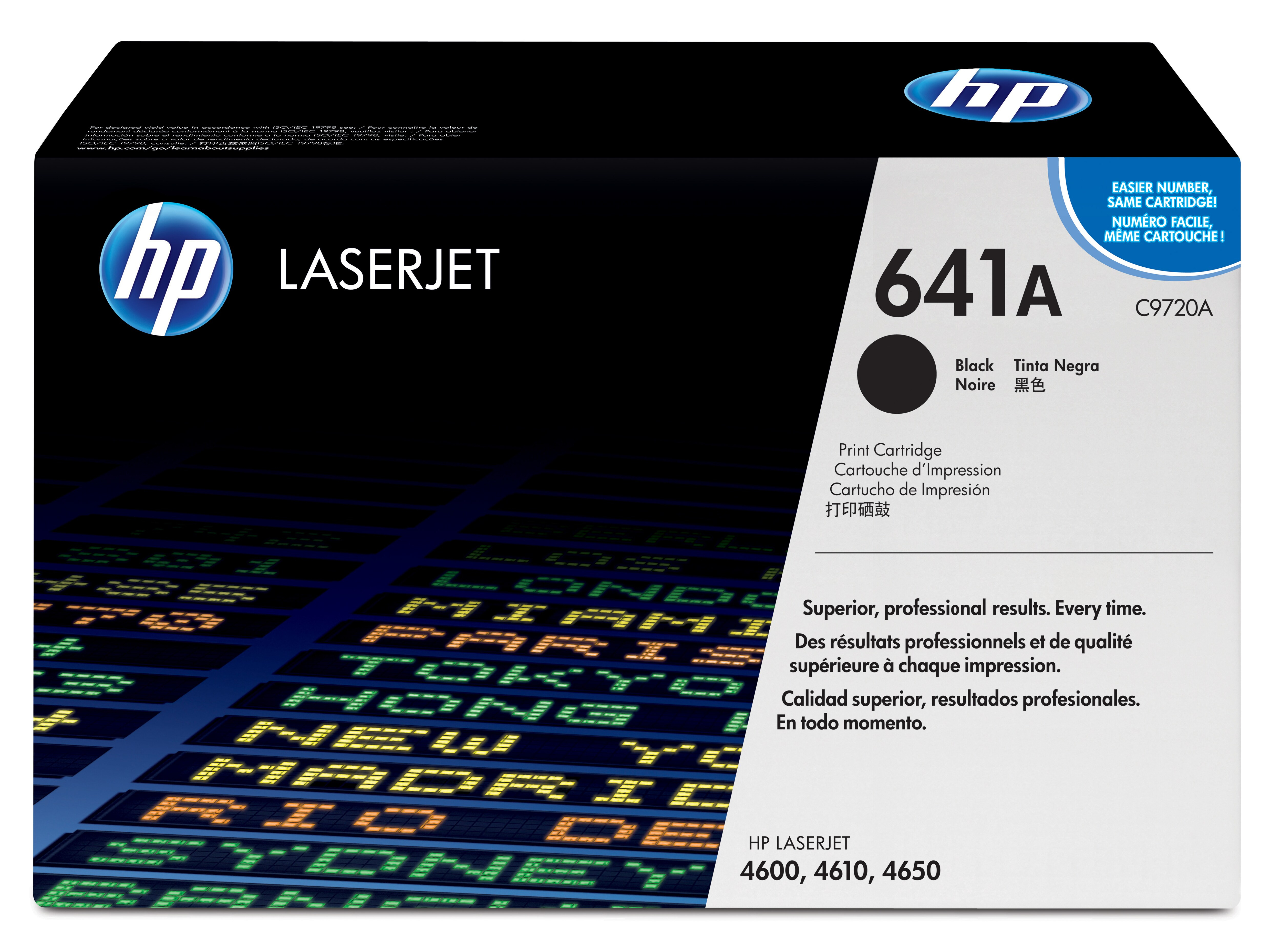 HP 641A Colour LaserJet originele toner cartridge zwart stan