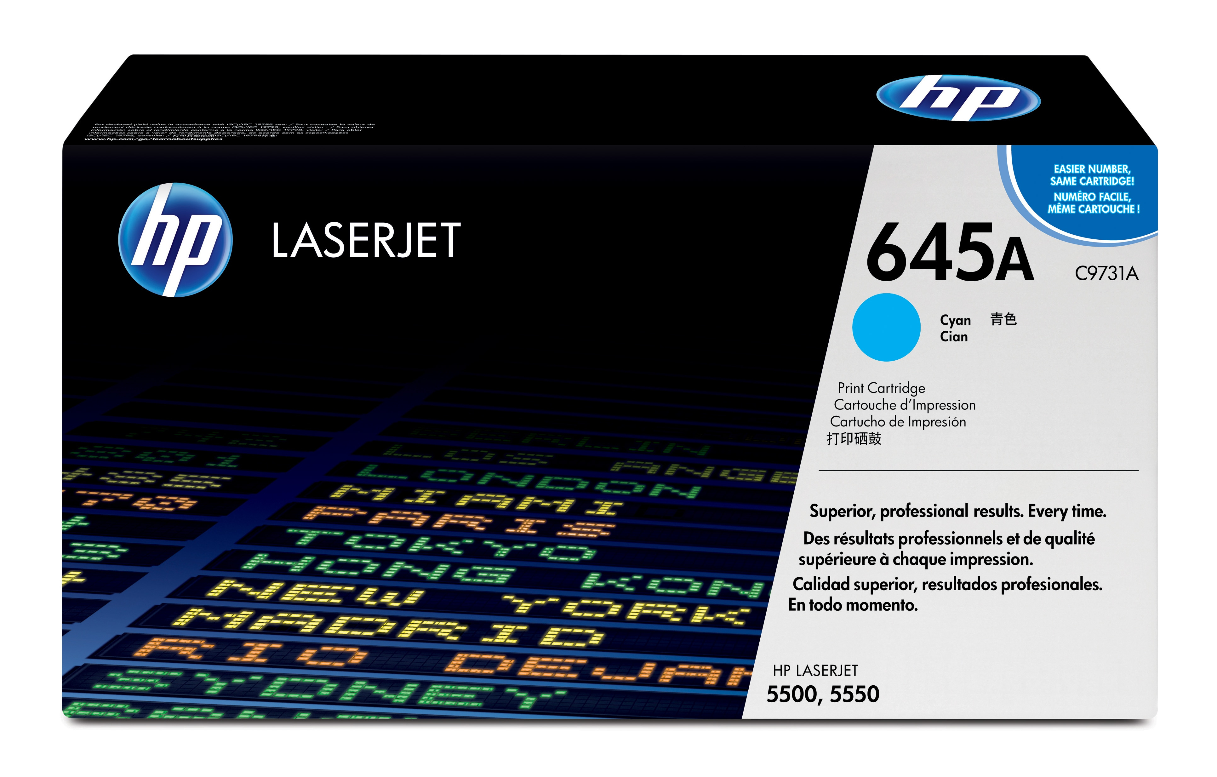 HP 645A original Colour LaserJet Toner cartridge C9731A cyan