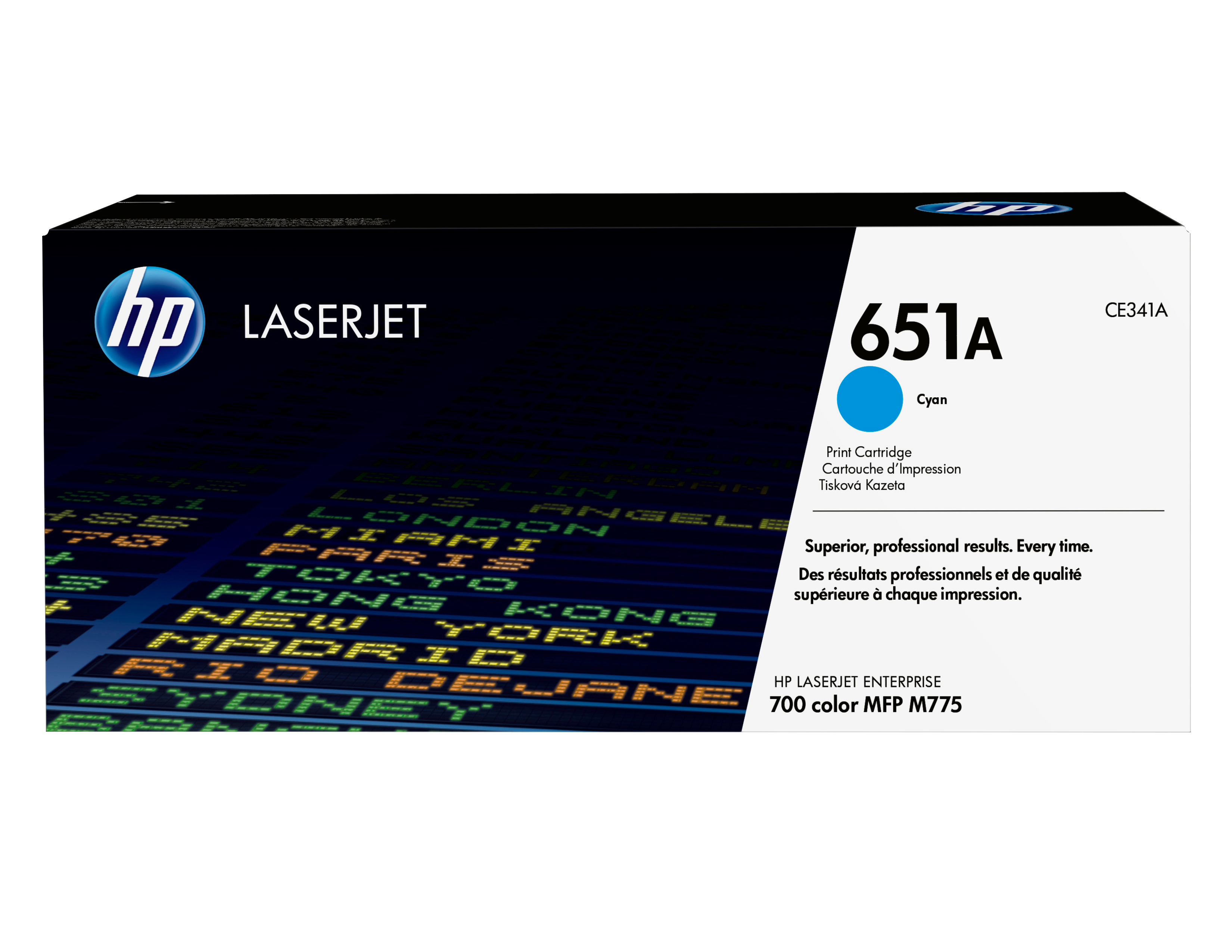 HP 651A original Toner cartridge CE341A cyan standard capaci