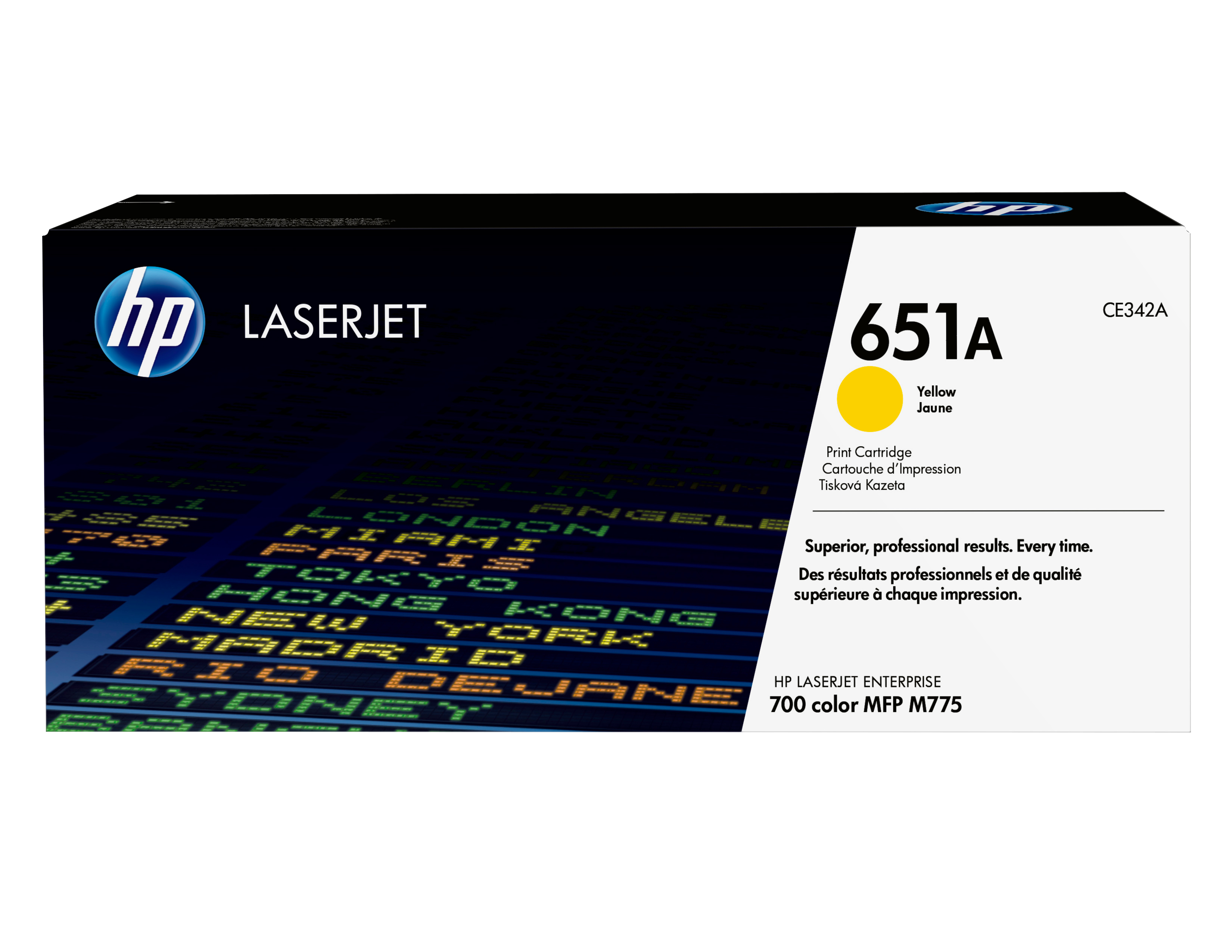 HP 651A original Toner cartridge CE342A yellow standard capa