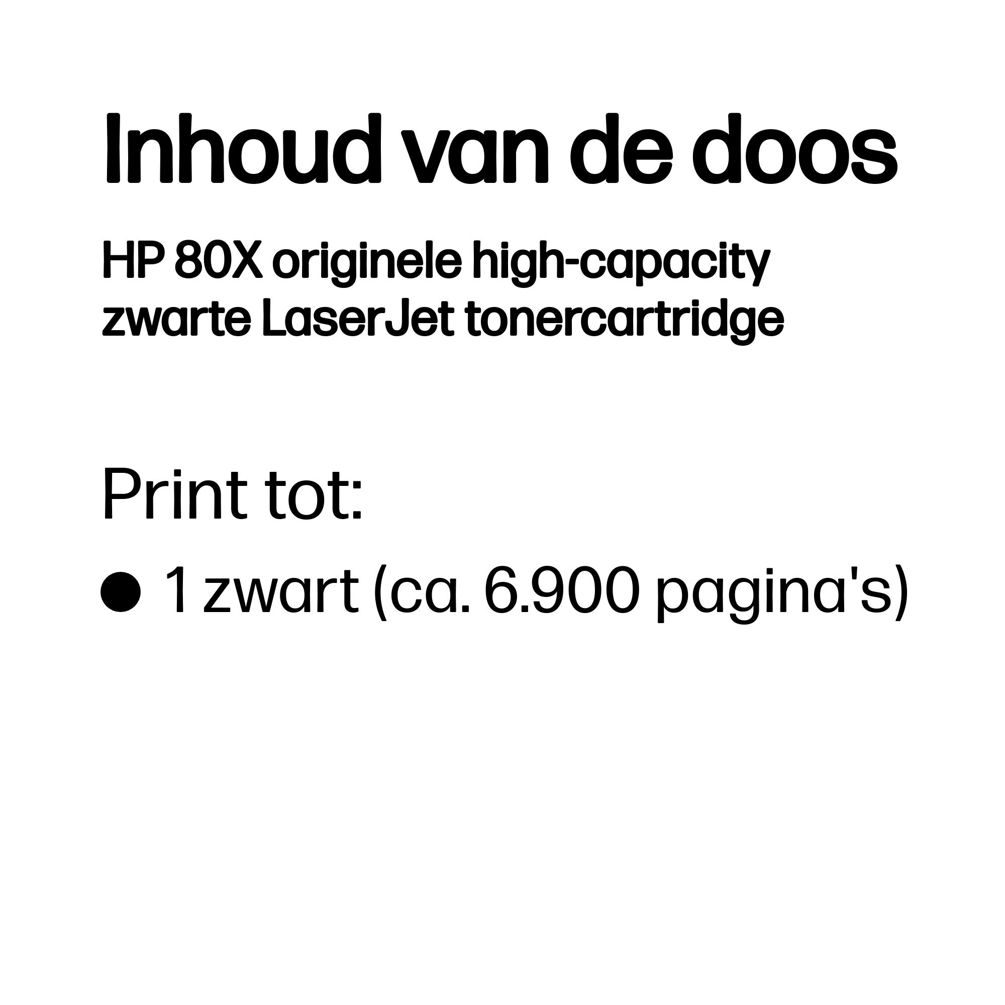 HP 80X original Toner cartridge CF280X black high capacity 6