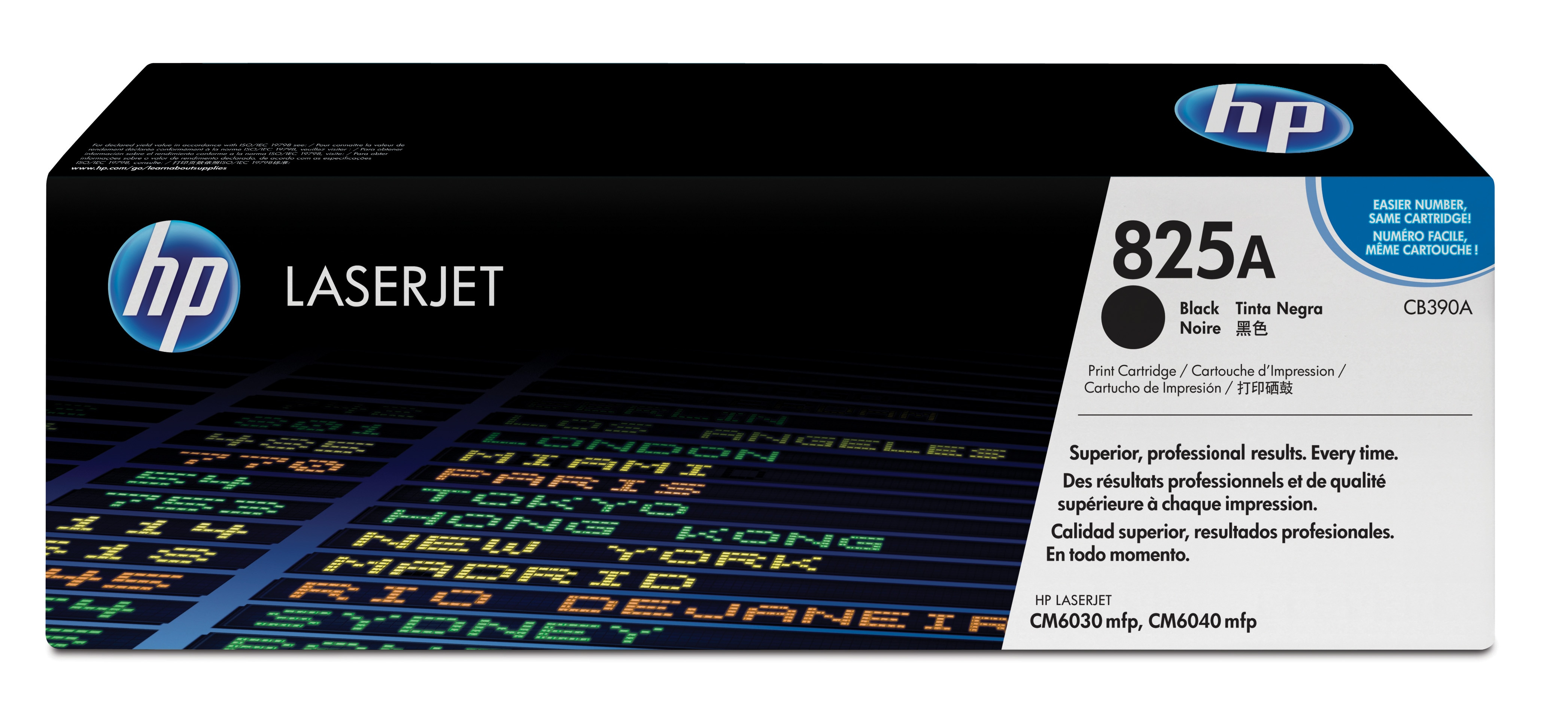 HP 825A original Colour LaserJet Toner cartridge CB390A blac