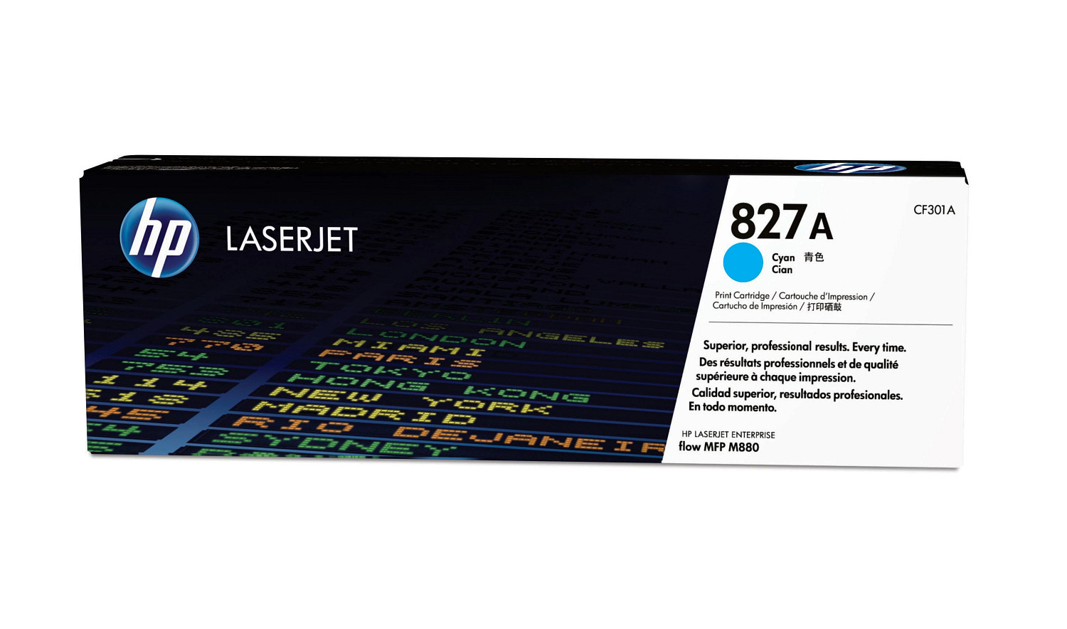 HP 827A original Toner cartridge CF301A cyan standard capaci