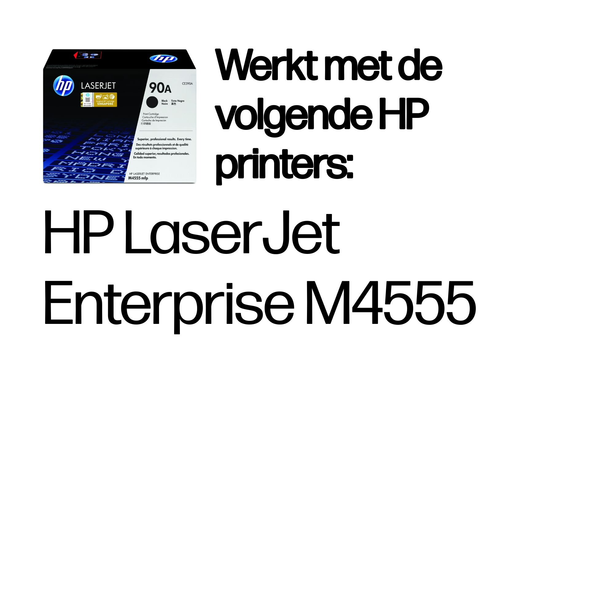 HP 90A original Toner cartridge CE390A black standard capaci