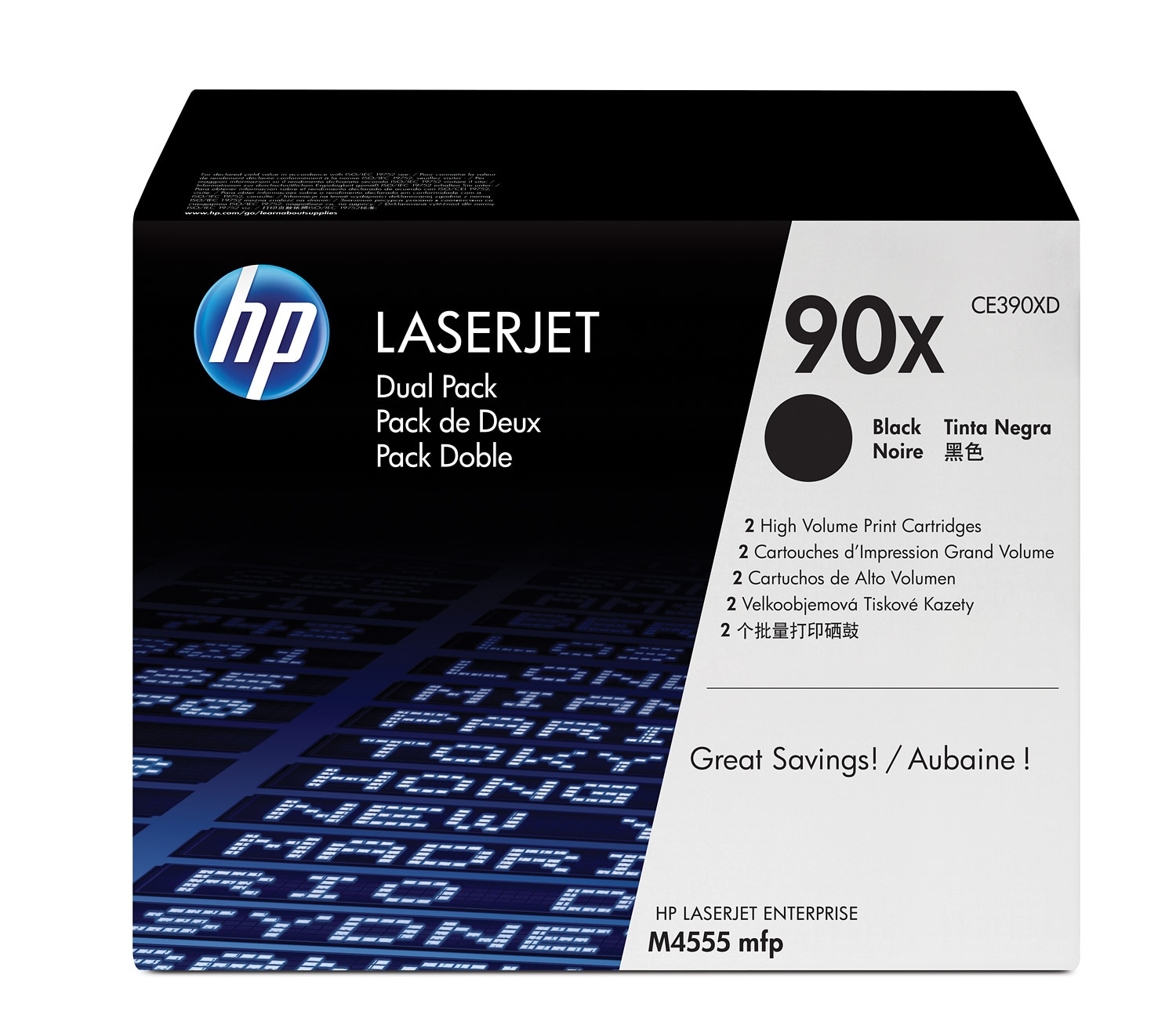 HP 90X original Toner cartridge CE390XD black high capacity