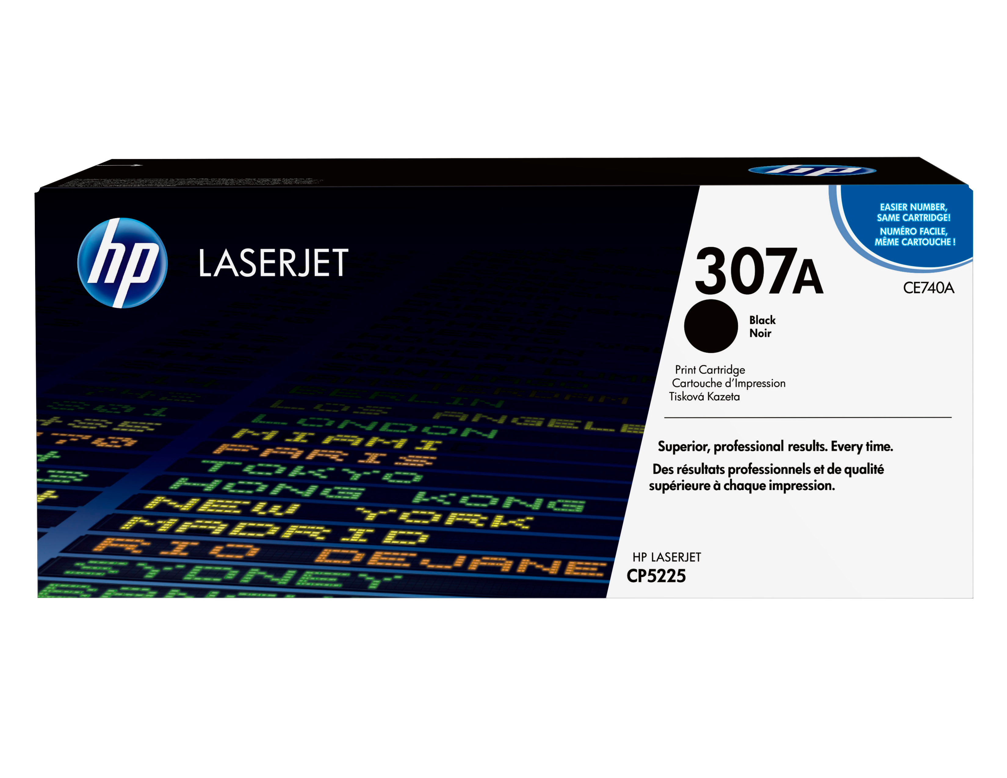 HP original Colour Laserjet CE740A Toner cartridge black sta